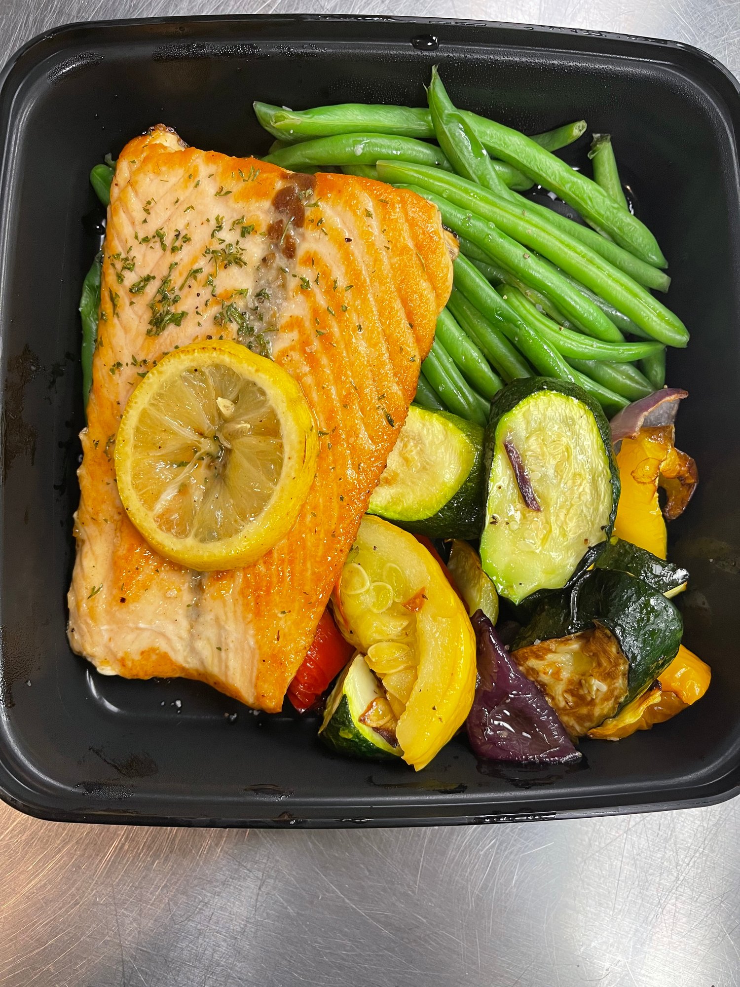 Pan Seared Salmon With Fresh Herbs