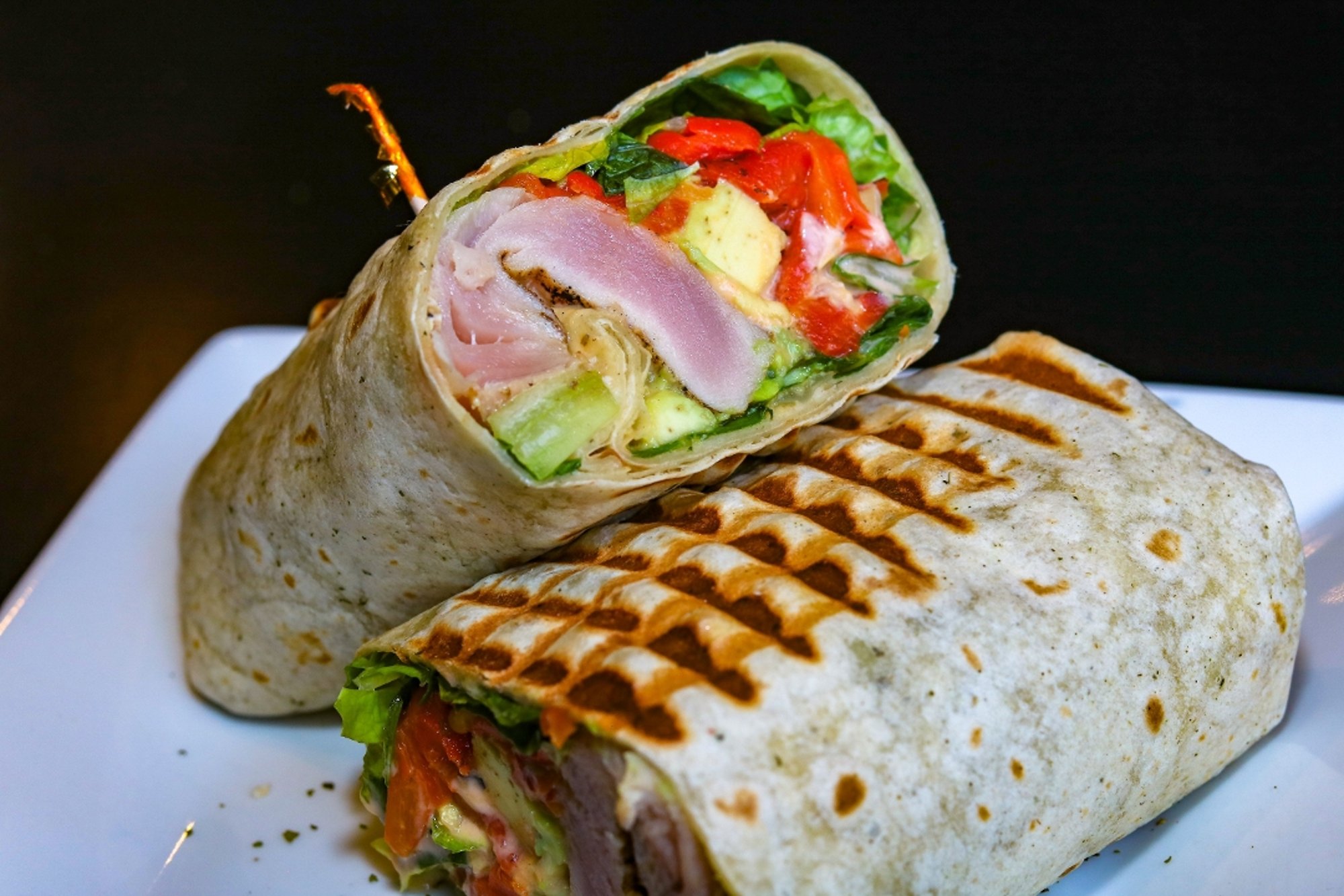 Seared Ahi Tuna Roll Wrap