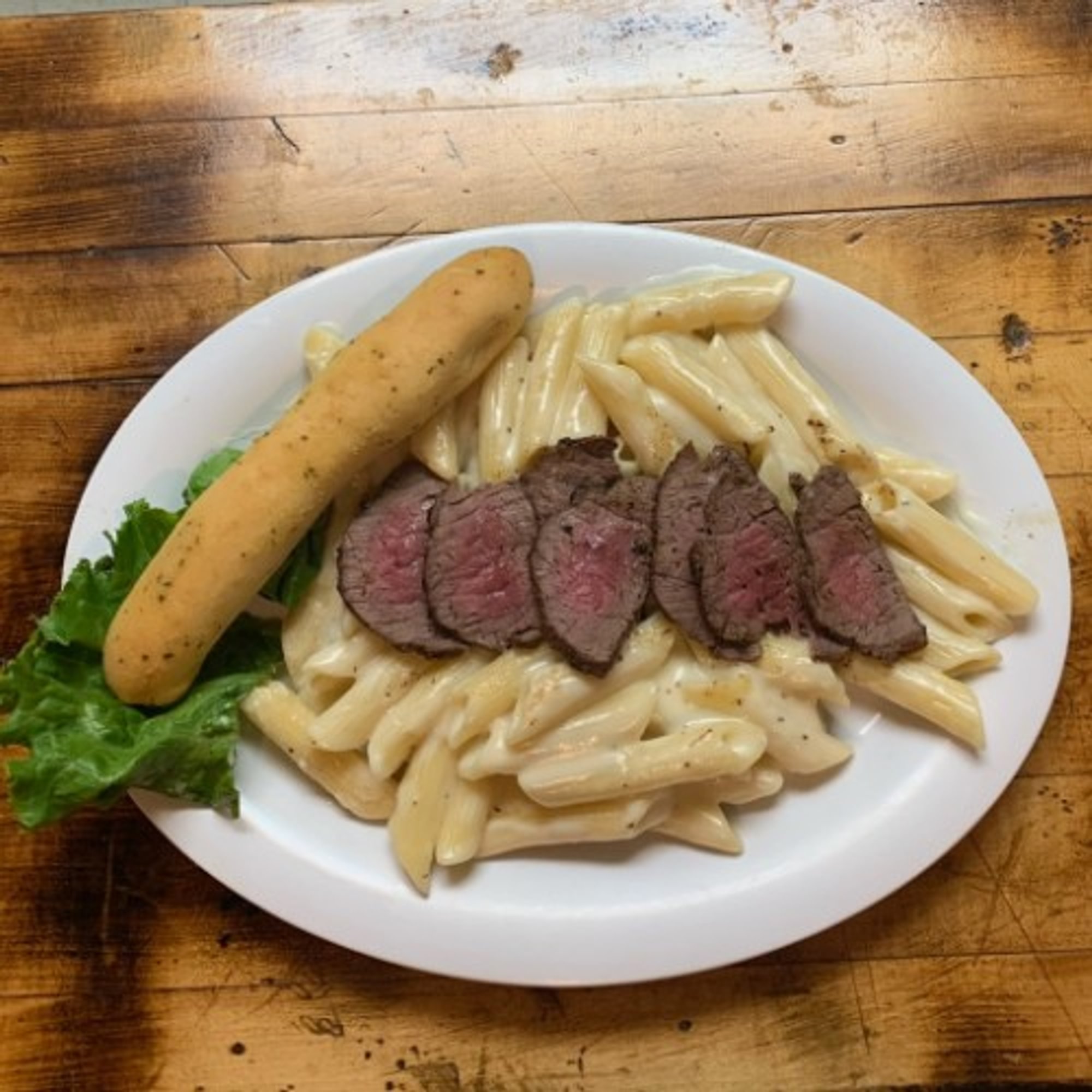 Blackened Beef Alfredo