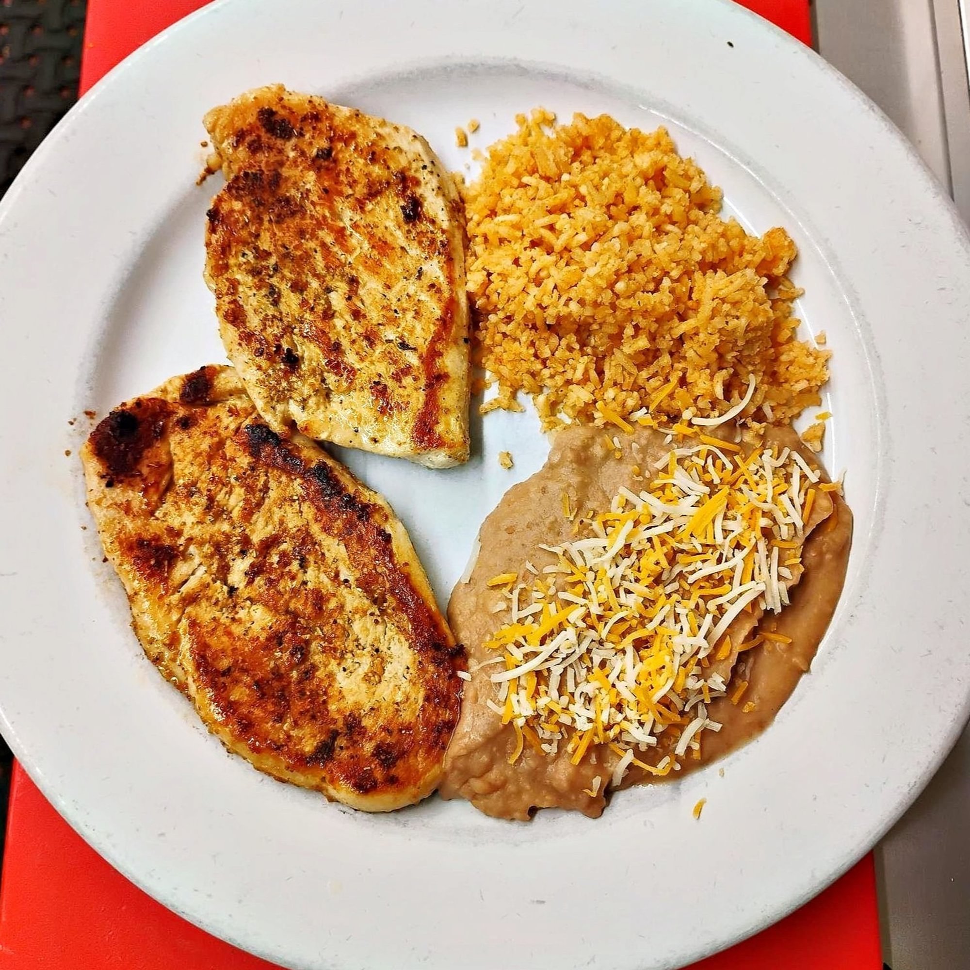 Grilled Chicken Breasts Plate