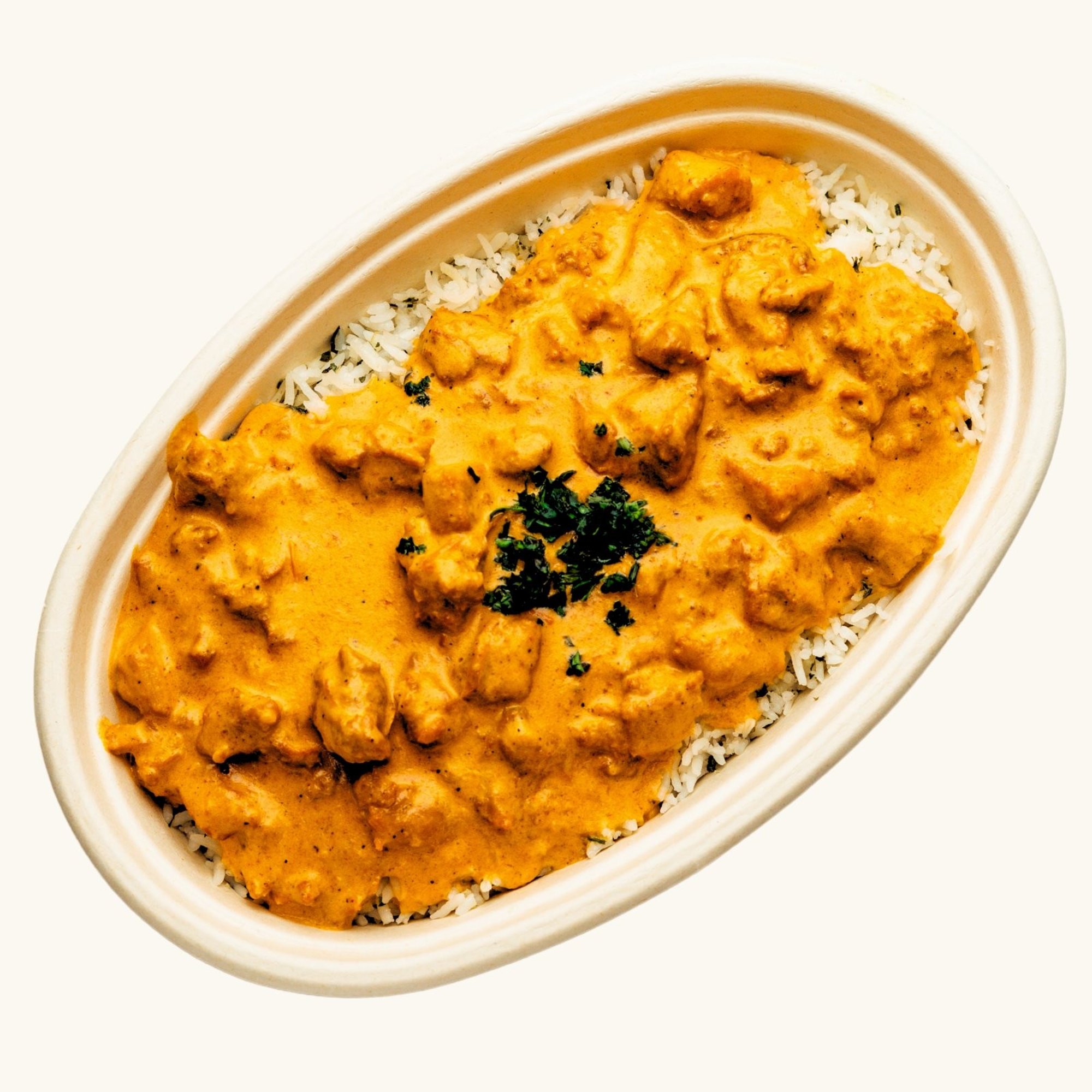 Butter Chicken Rice Bowl