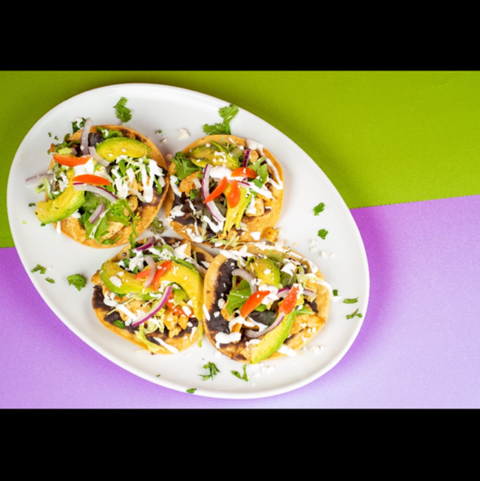 Chicken Tostadas
