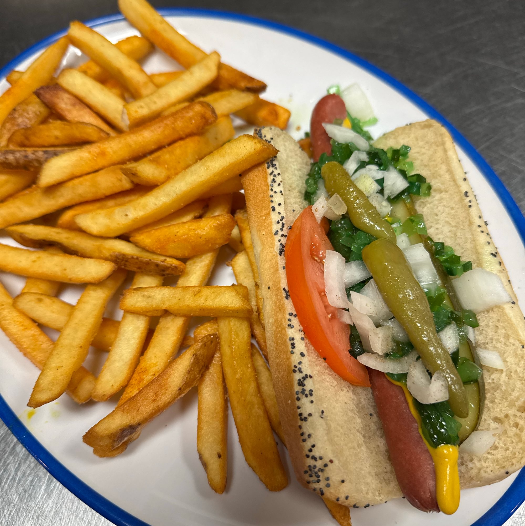 Chicago Style 1 Hot Dog