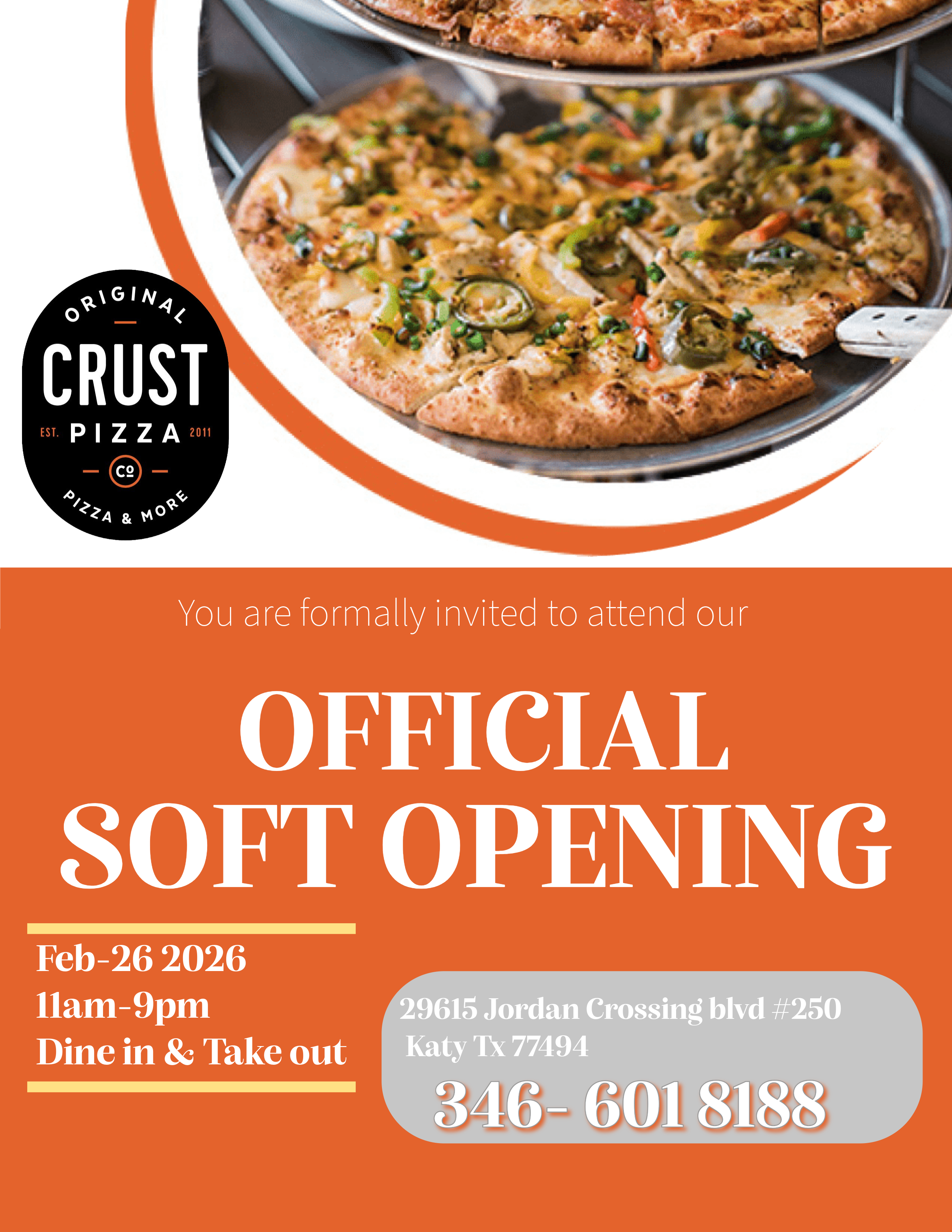 Crust Pizza Co. - Jordan Ranch Image