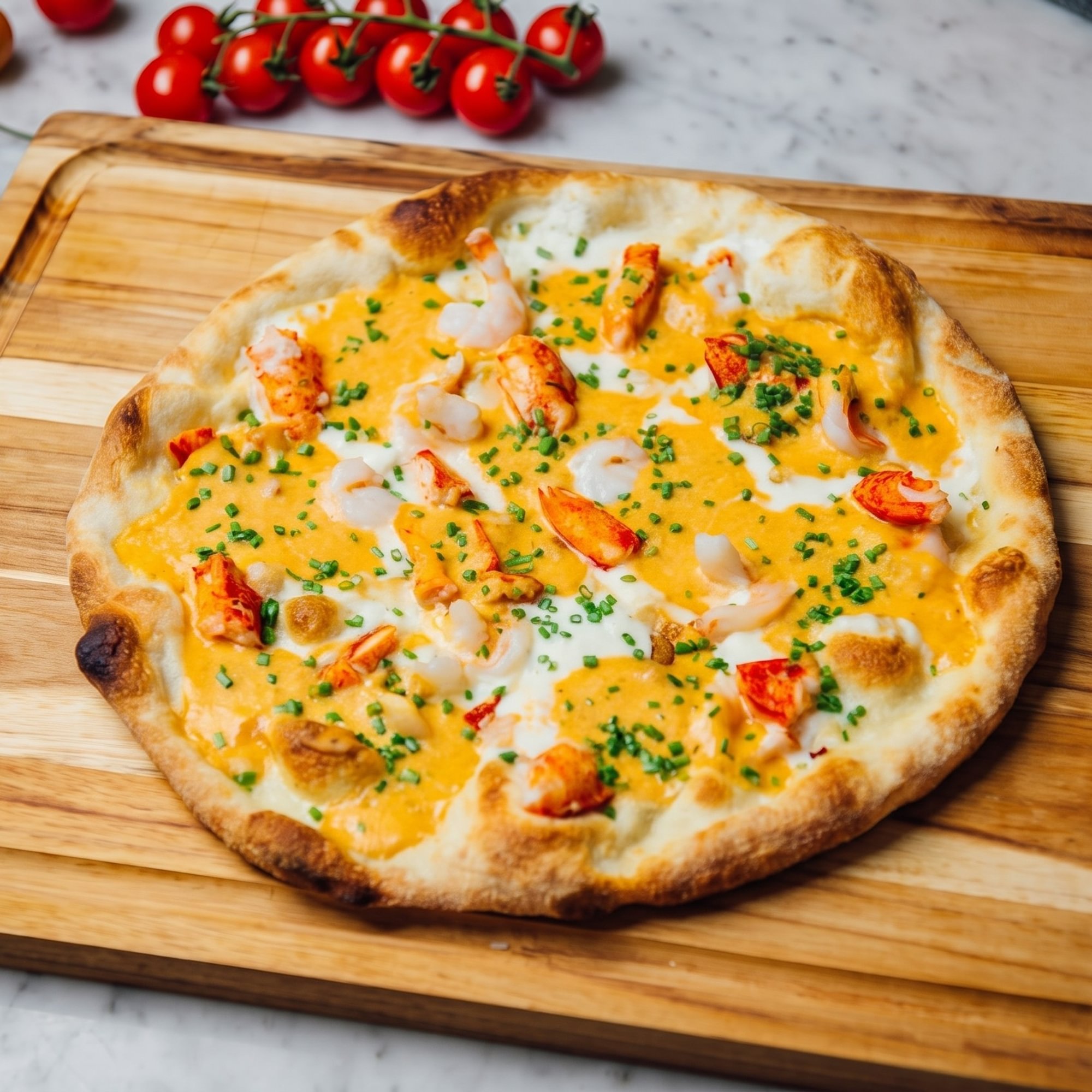 Lobster & Shrimp Pizza Pie