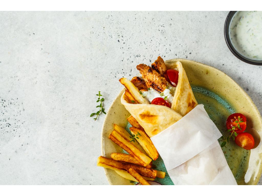 Chicken Gyro in a Pita HH