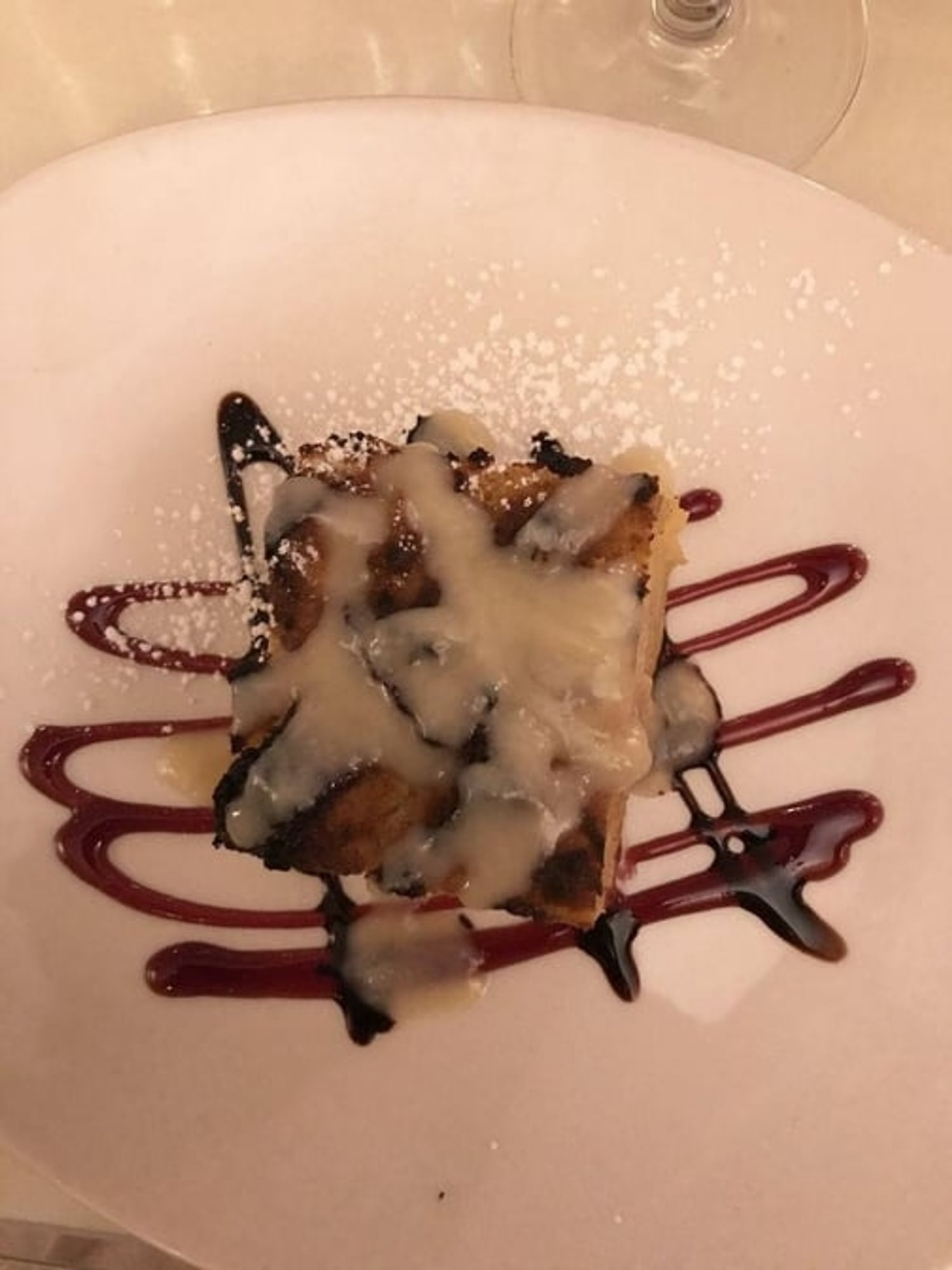 Rum Flavored Bread Pudding