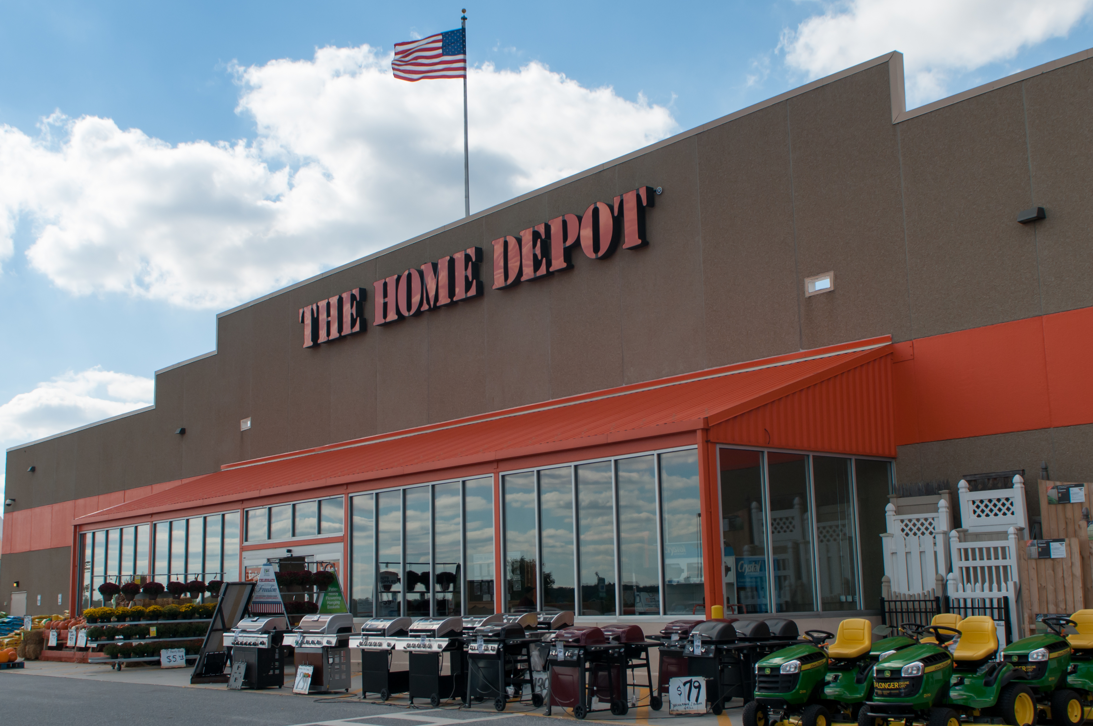 is the home depot store open today