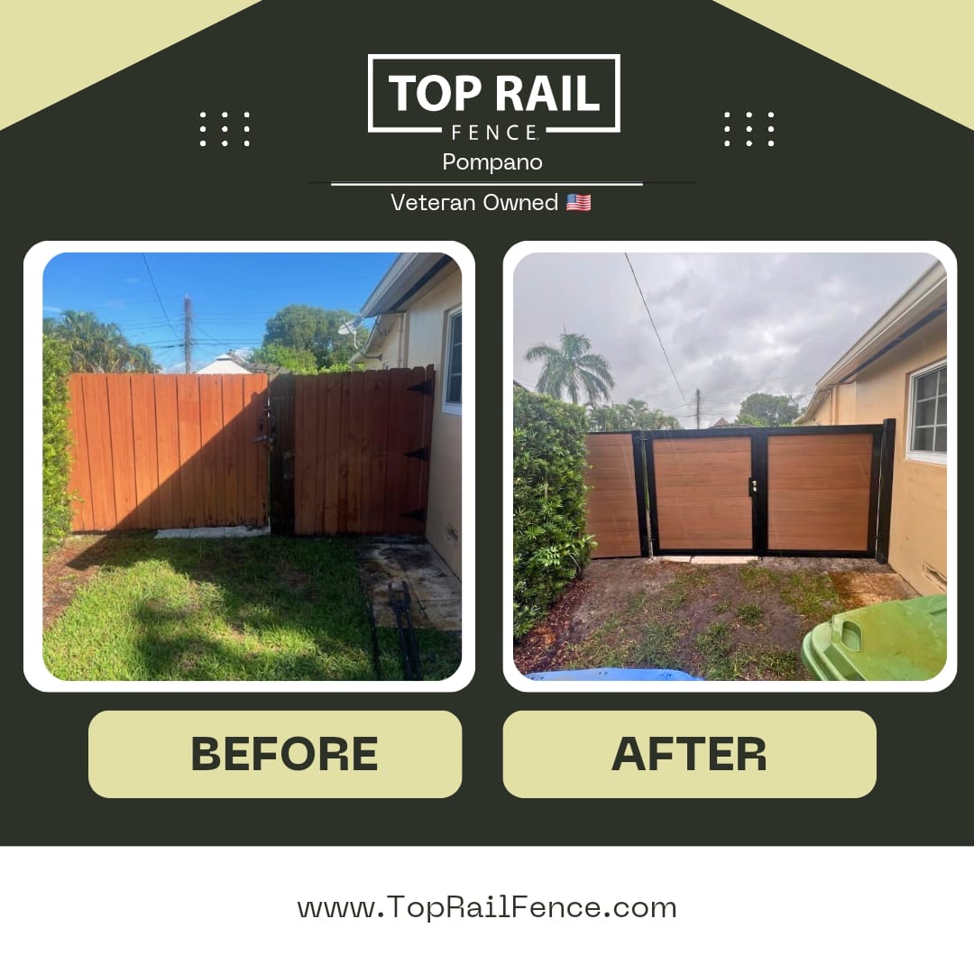 Top Rail Fence Pompano Beach Image