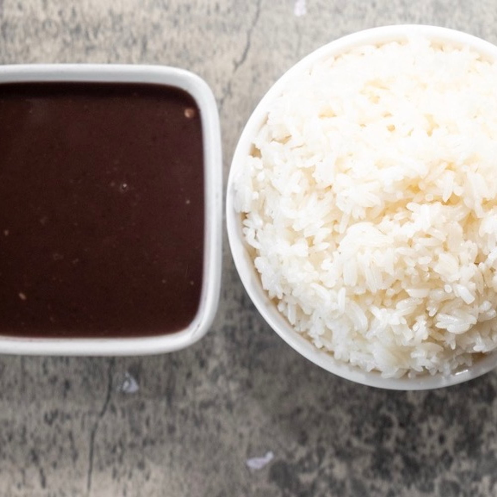White Rice & Black Beans Sauce