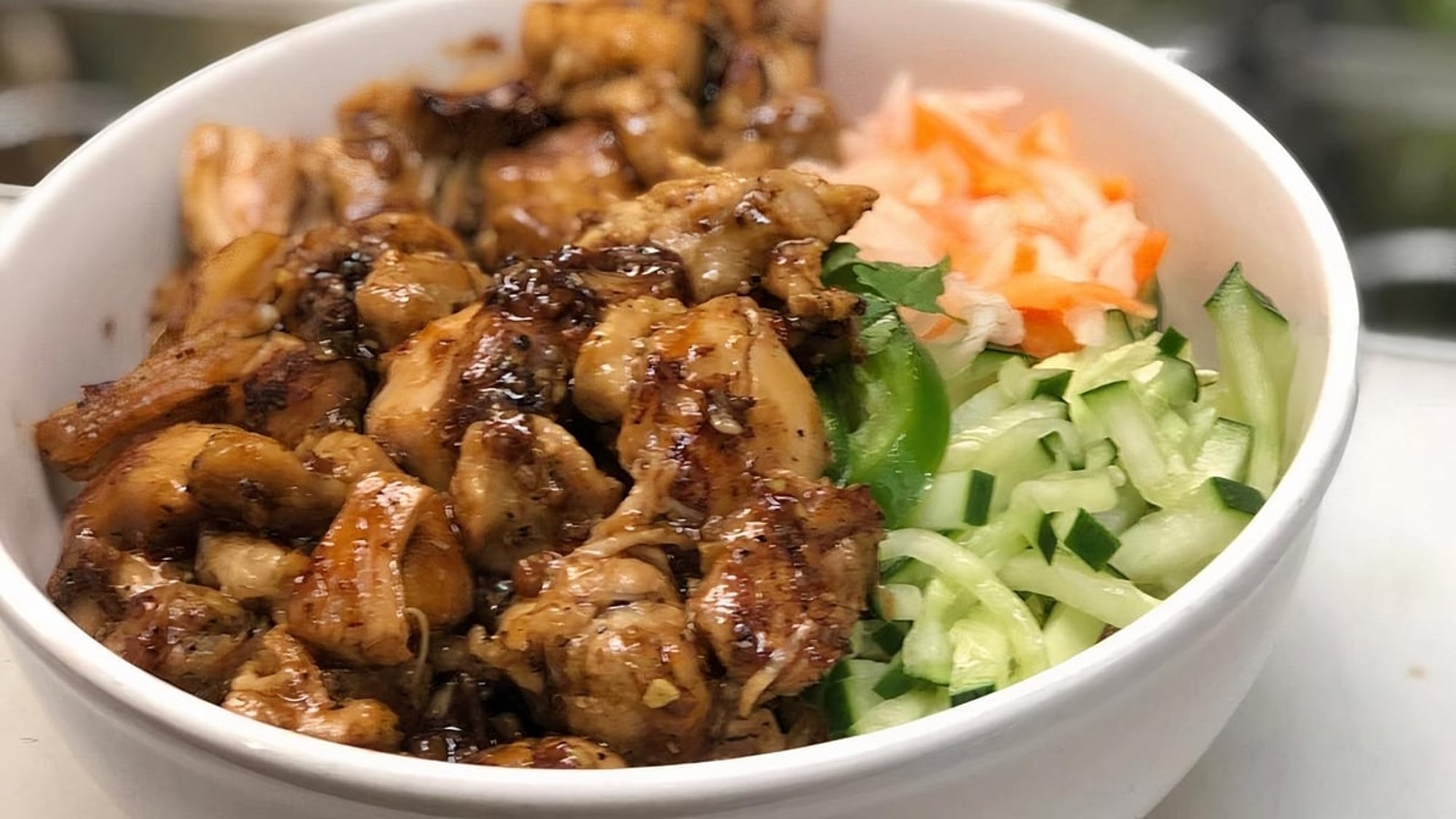 Lemongrass Chicken Rice Bowl