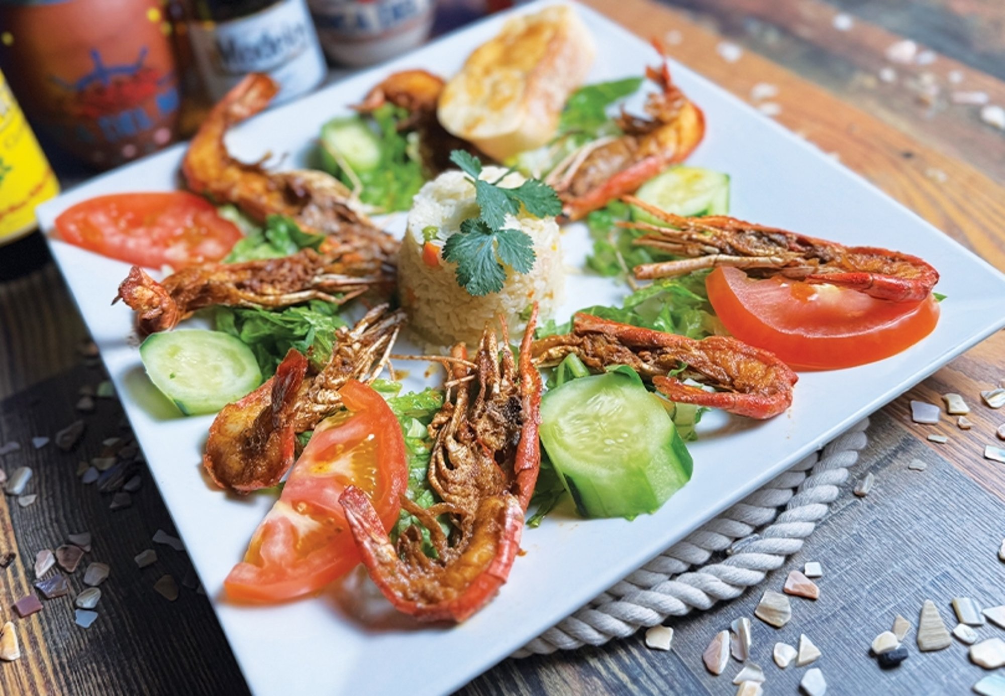 Langostinos Estilo Sinaloa Dinner