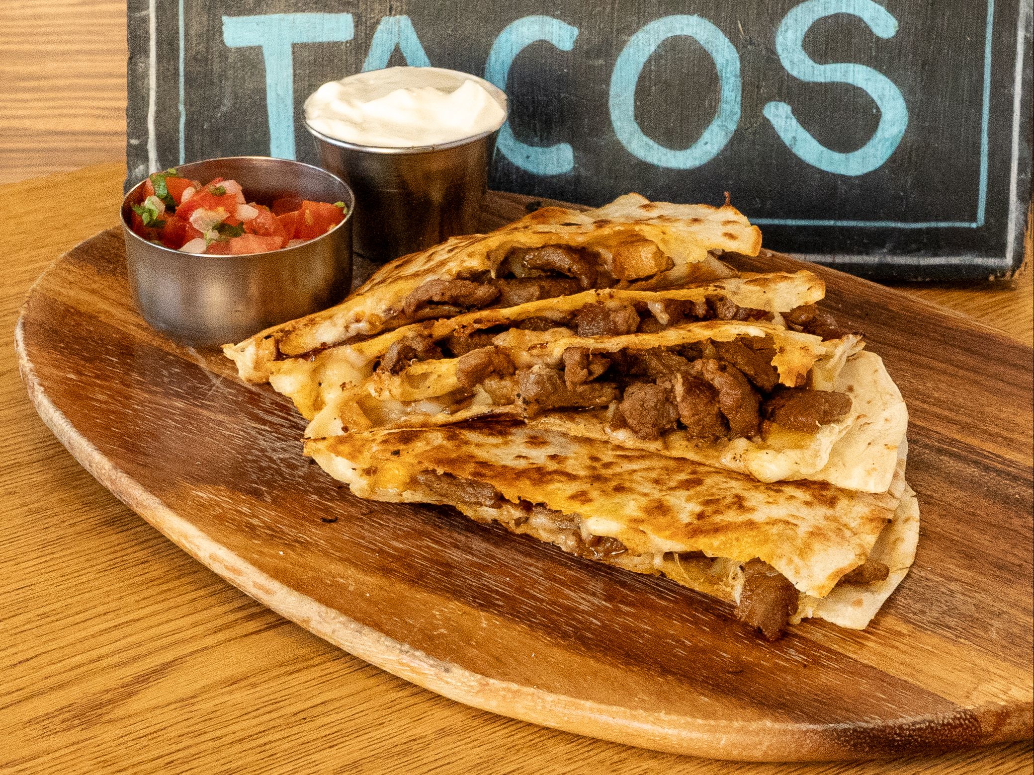 Ground Beef (Carne Molida) Quesadilla