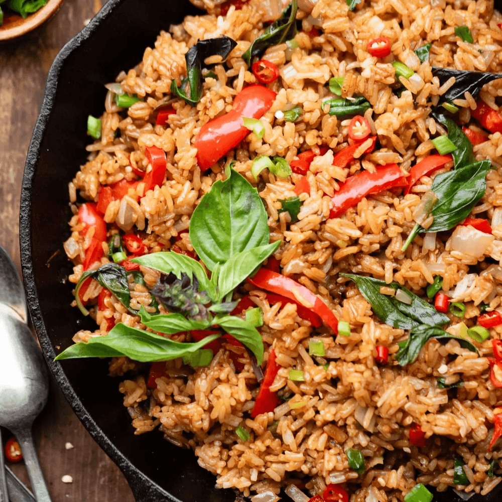 Spicy Basil Fried Rice