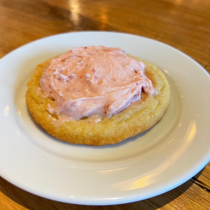 Strawberry Cream Sugar Cookie