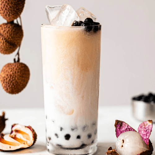 Lychee Milk Tea
