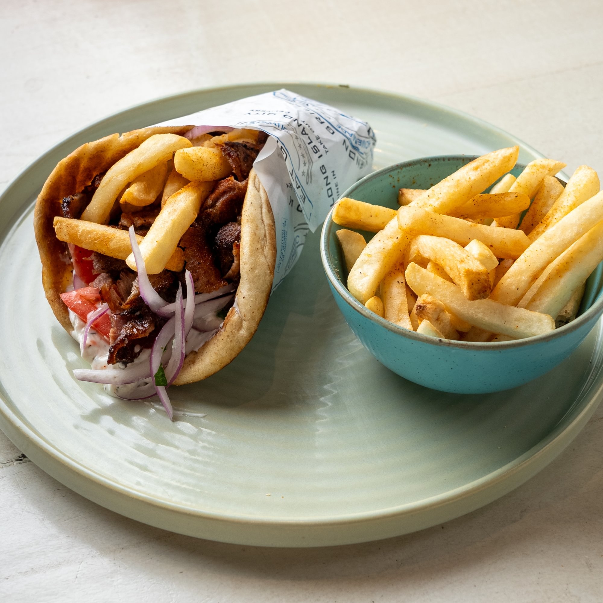 Pork Gyro Pita