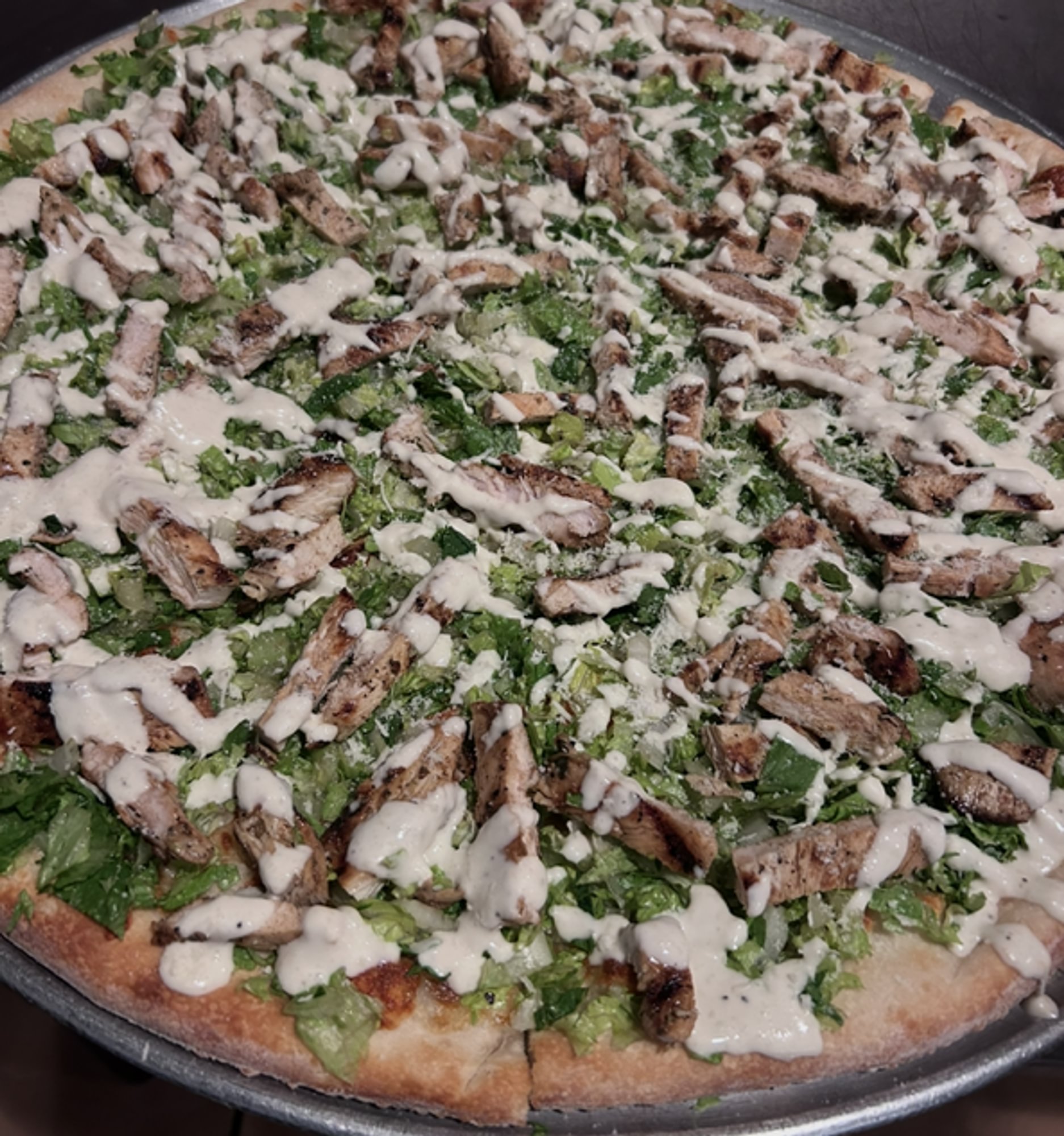 Chicken Caesar Salad Pie