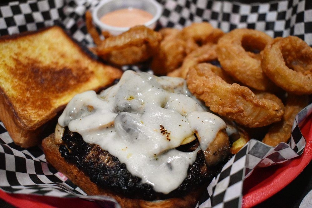Mushroom Swiss Burger