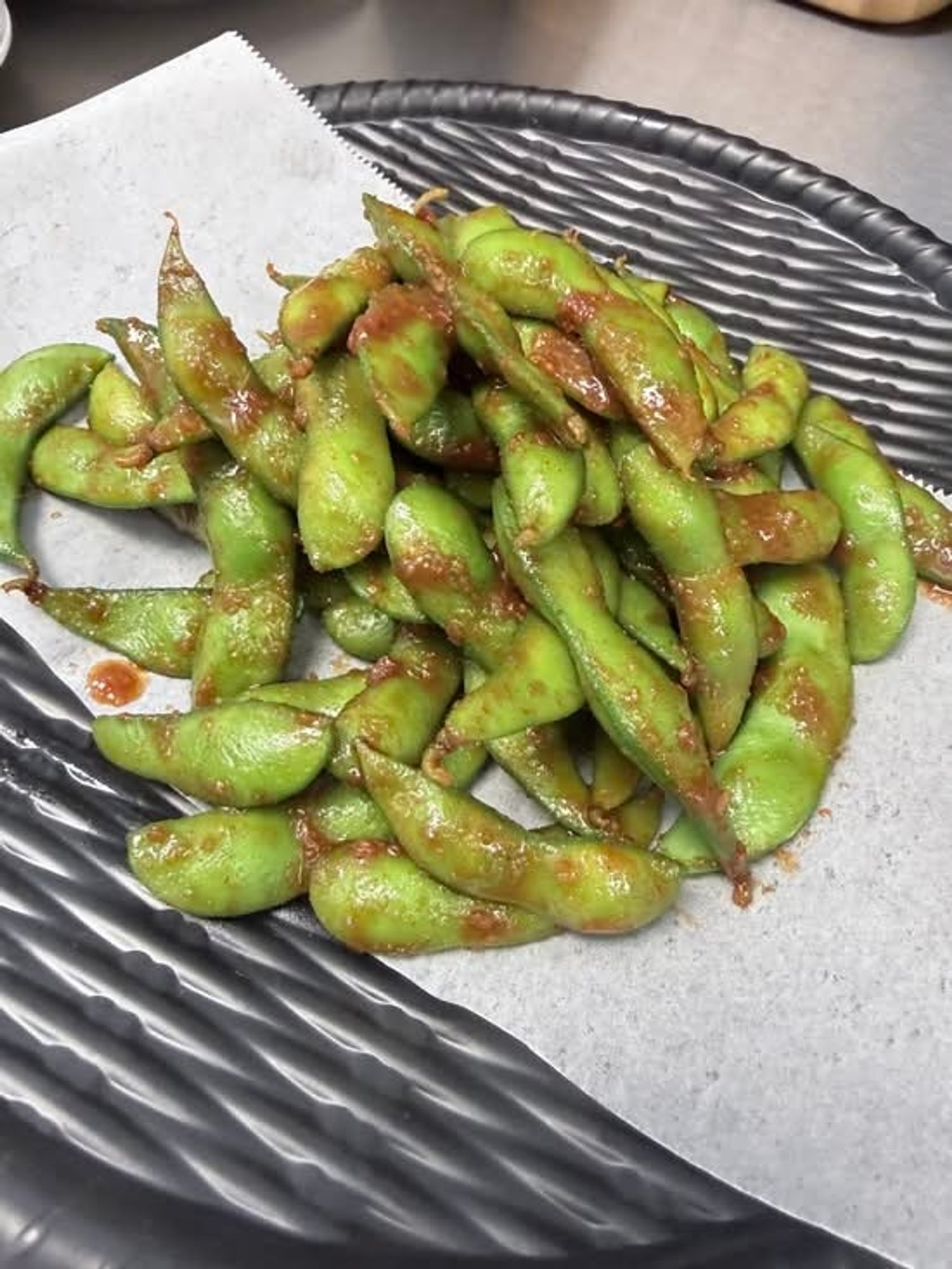 Edamame (Spicy Garlic)