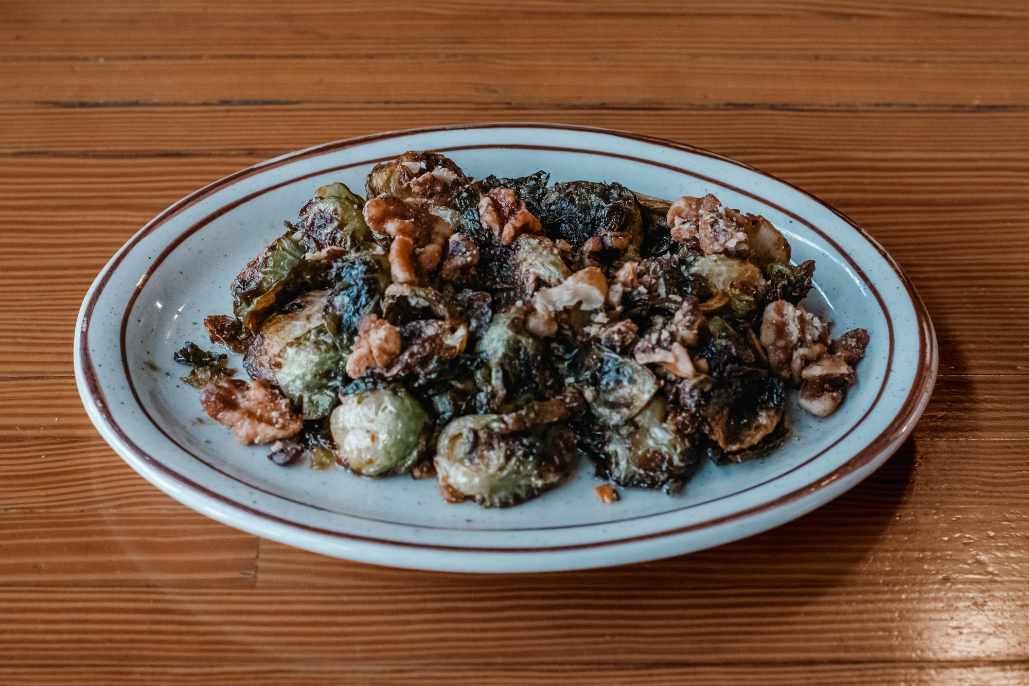plant based Truffle Brussel Sprouts
