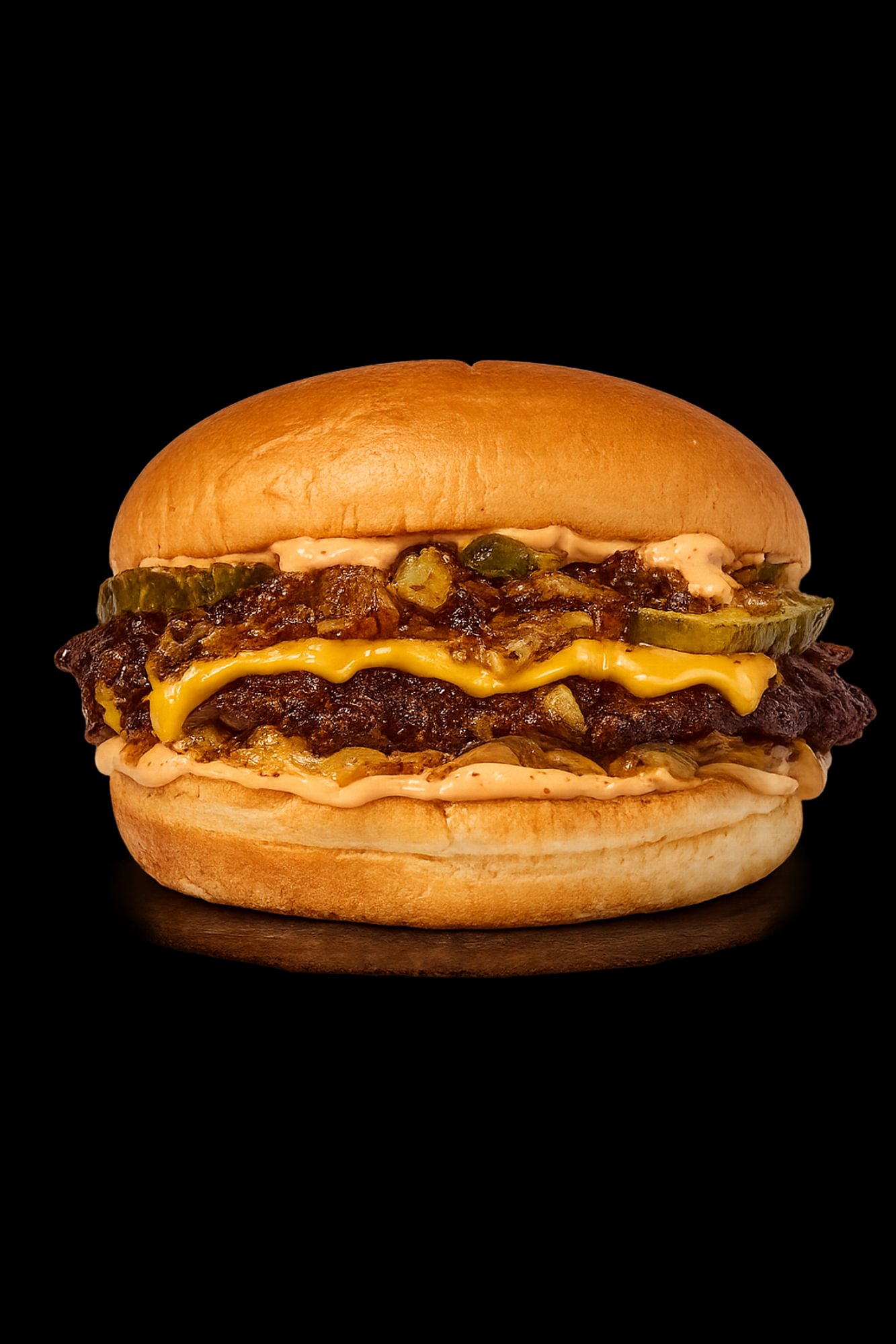 Spicy Hickory Bacon Jam Burger