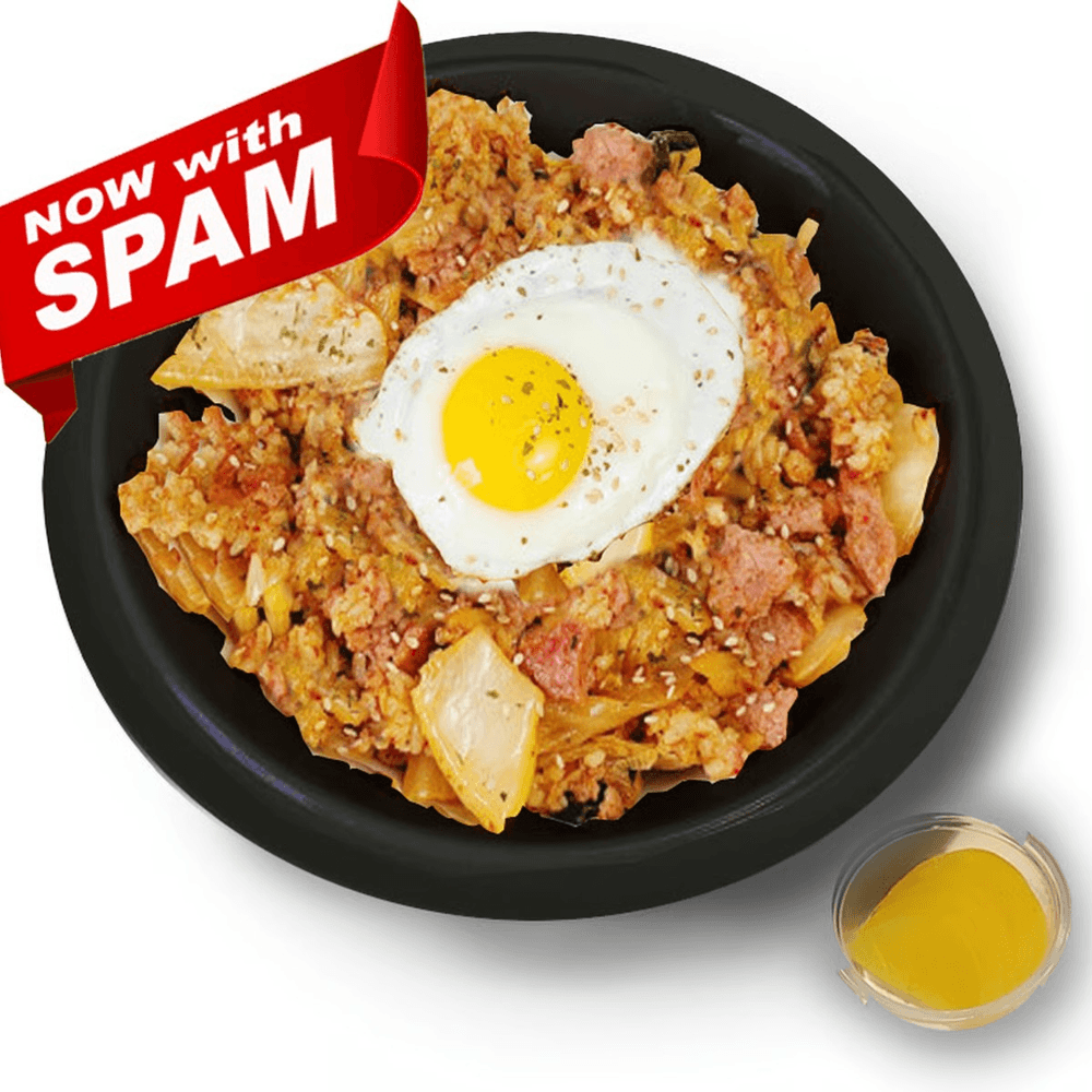 Kimchi Fried Rice with Spam