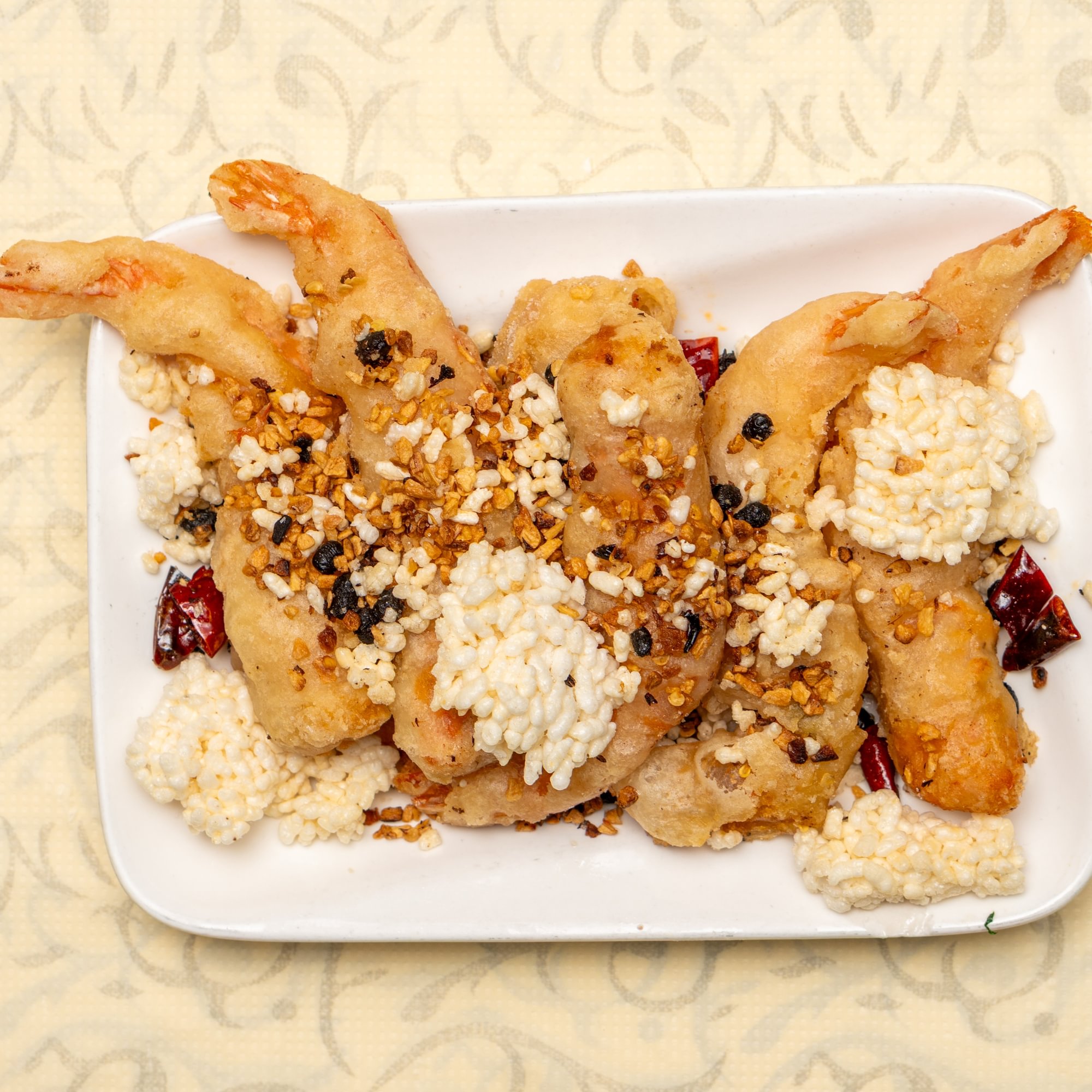 四川蝦球 [Prawns Szechuan Style]