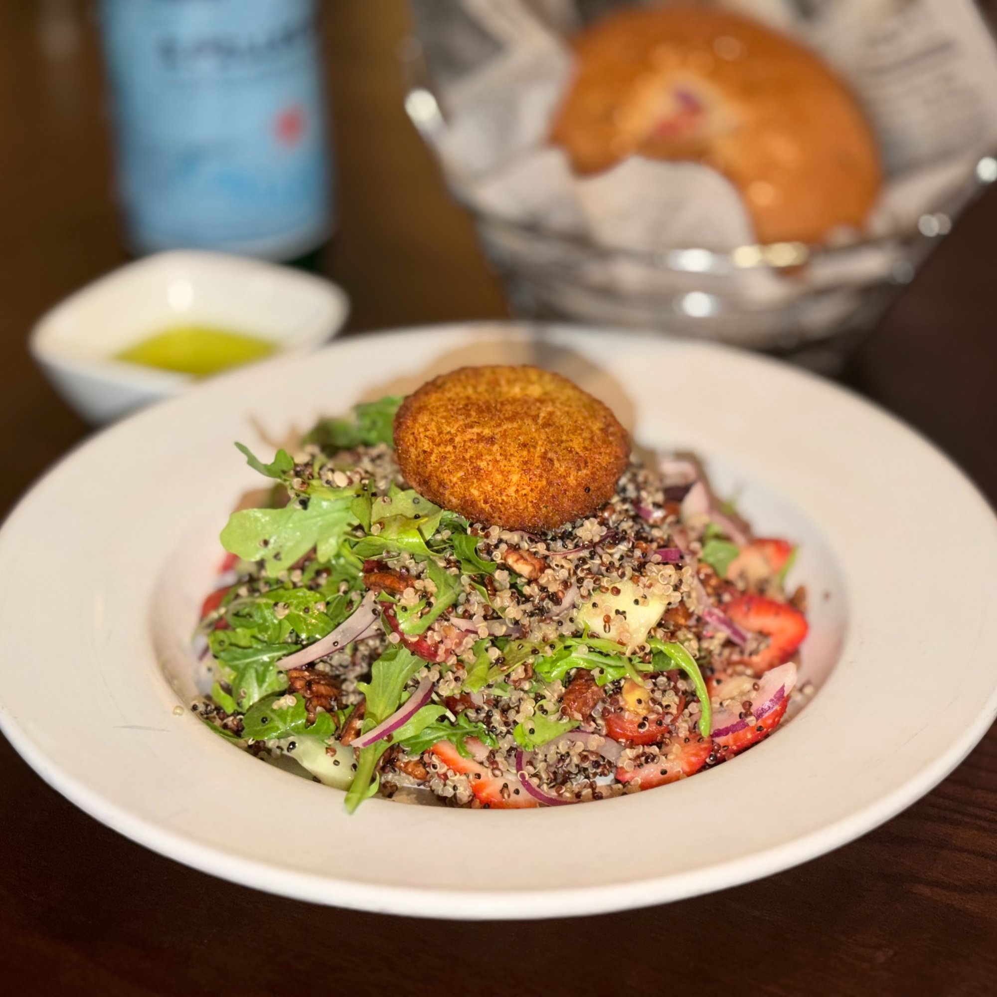 Warm Goat Cheese & Quinoa