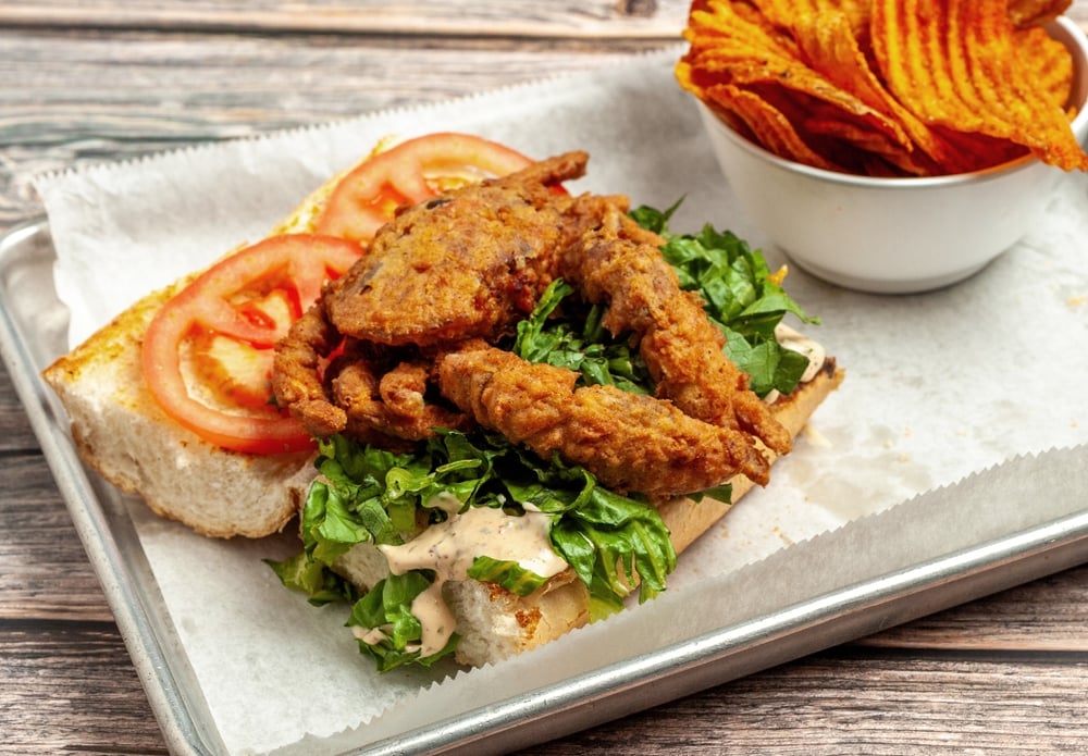 Softshell Crab Po'Boy