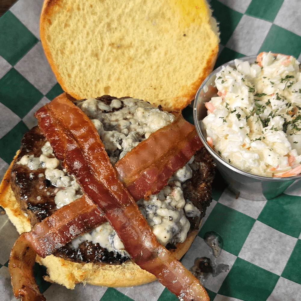 Black and Bleu Burger