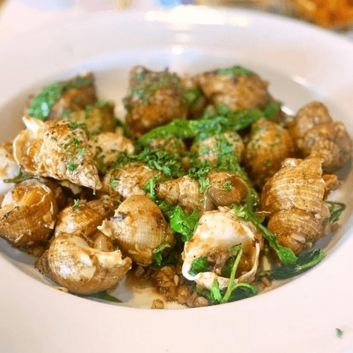 Sauté Garlic Butter Escargot