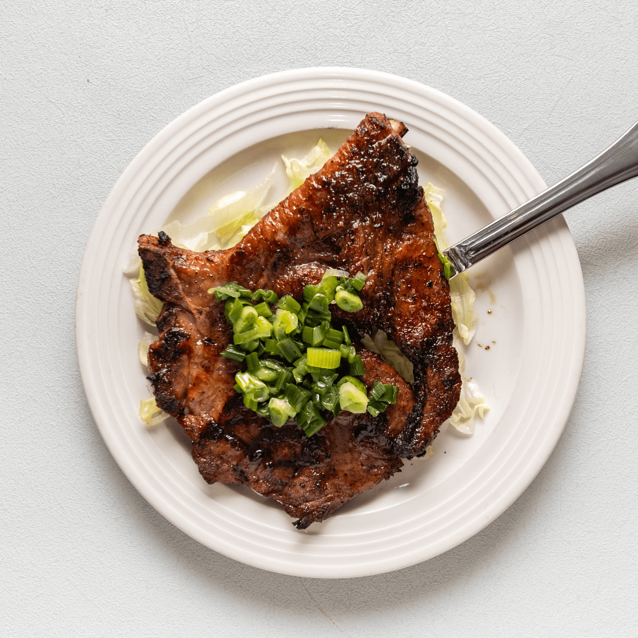 Side Of Grilled Pork Chop