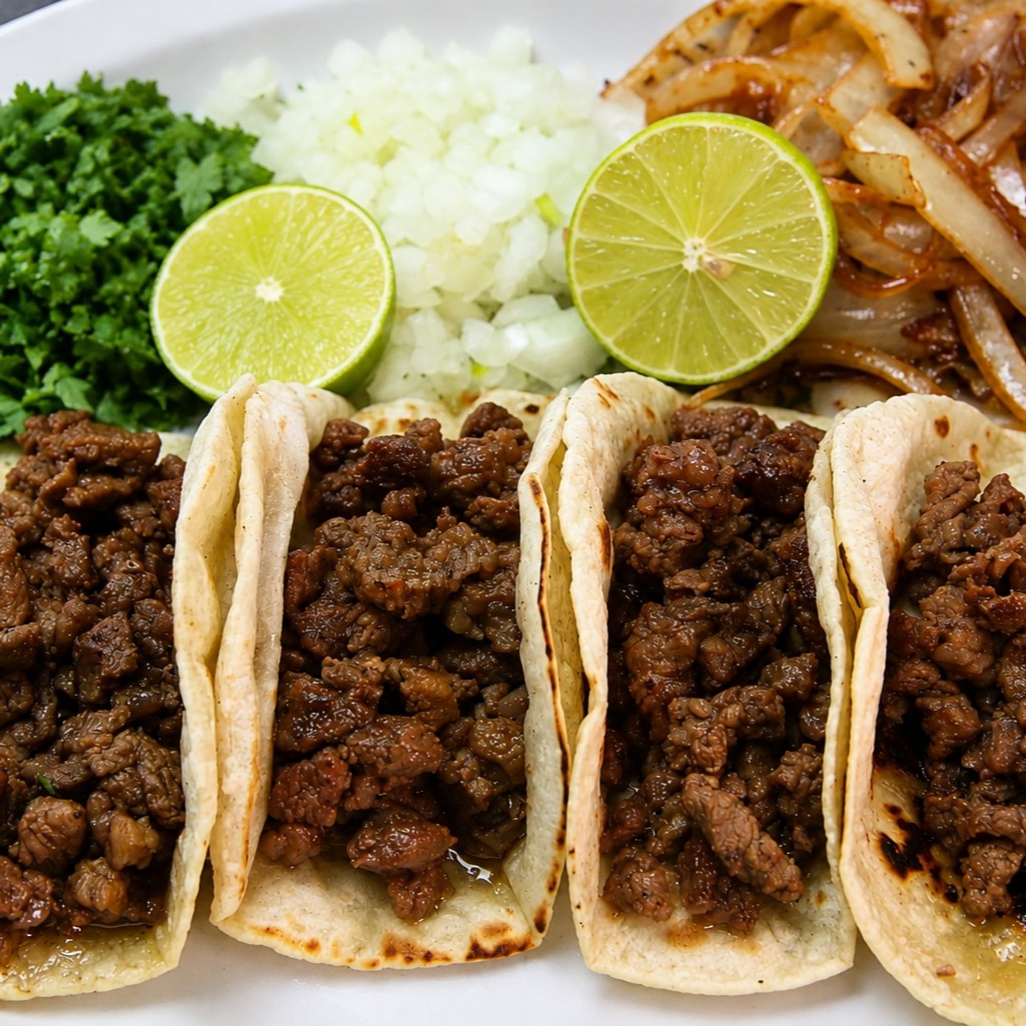 Tacos De Fajita Asada (Grilled Fajita Tacos)