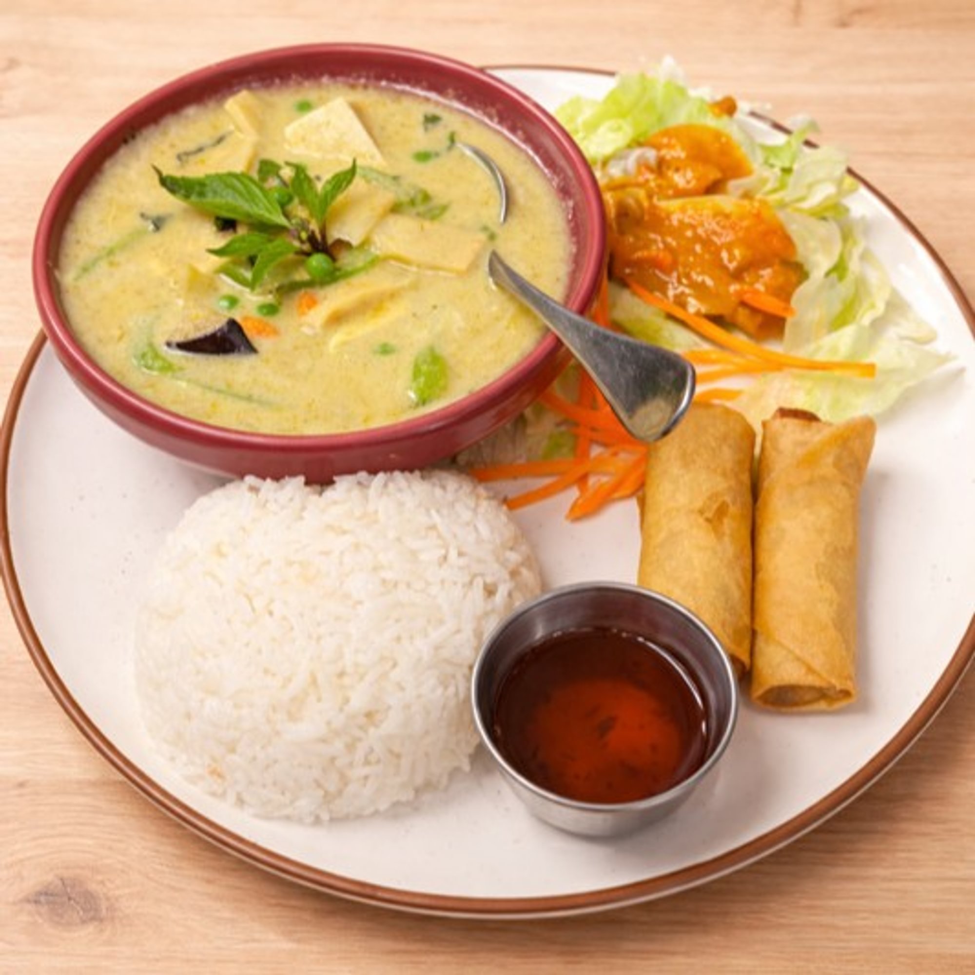 L Green Curry Set