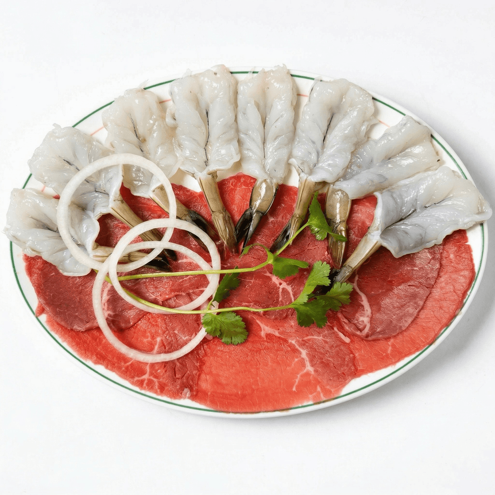 Beef & Shrimp Hot Pot/Bò & Tôm Nhúng Dấm