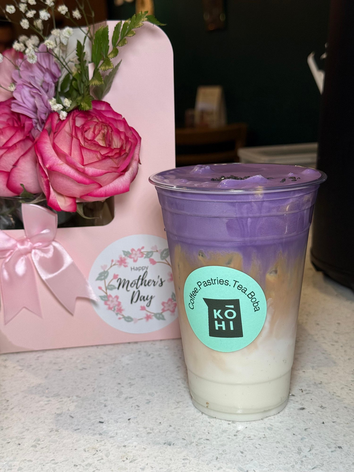UBE LATTE
