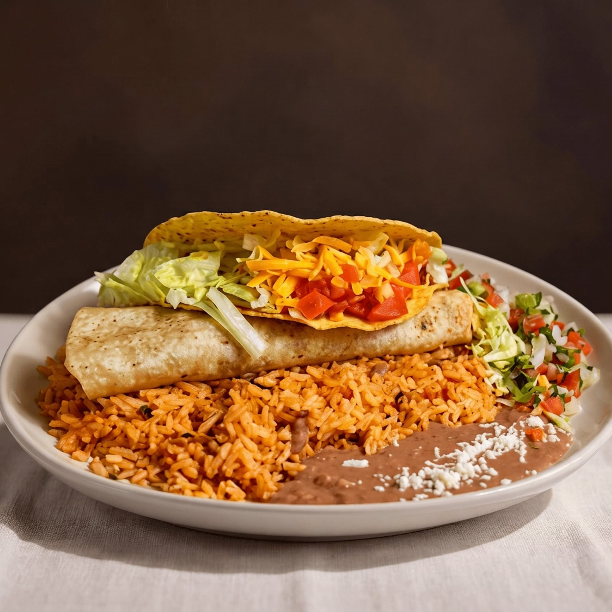 3. Flauta & Crispy Beef Taco