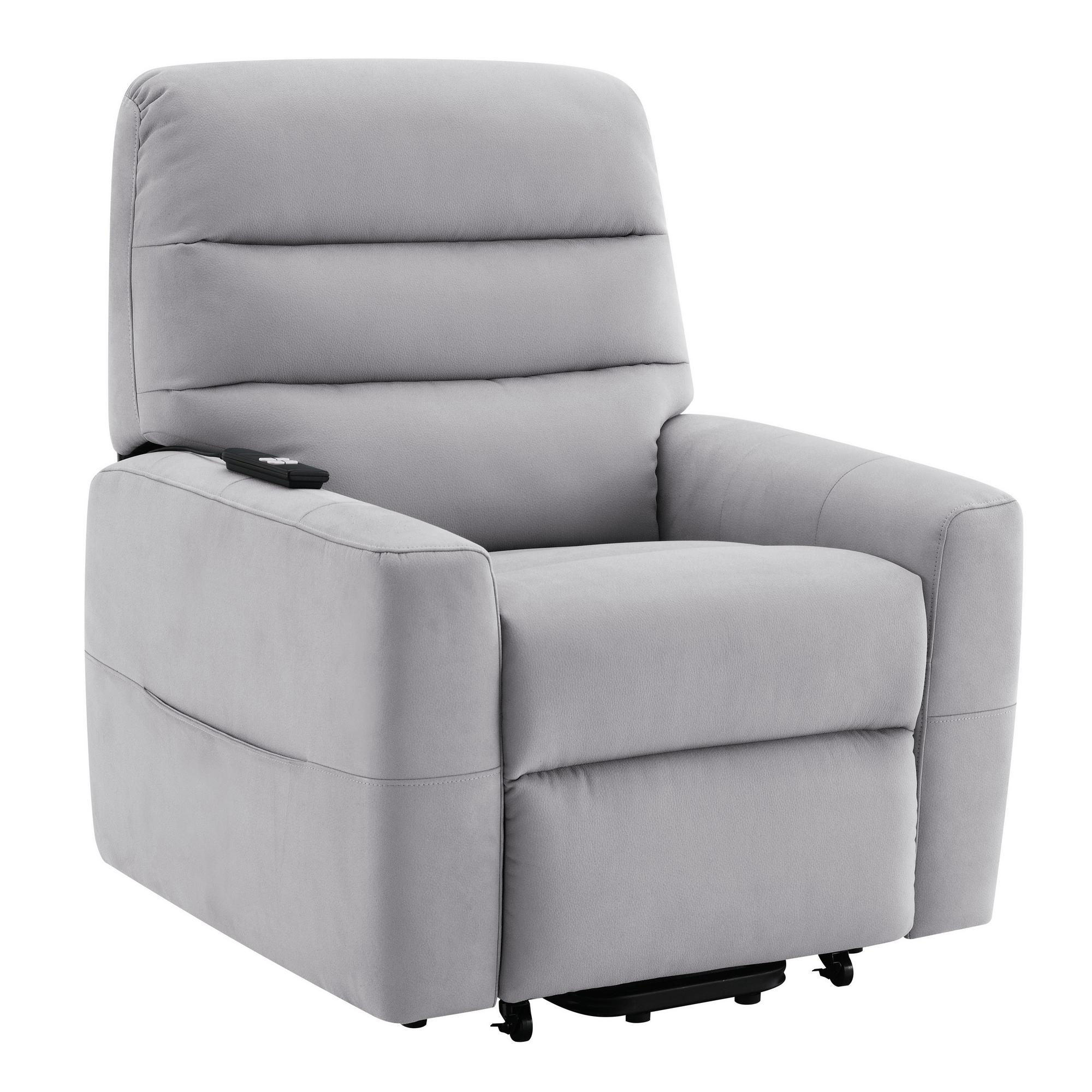 Elonzo Power Recliner with Lift - Gray