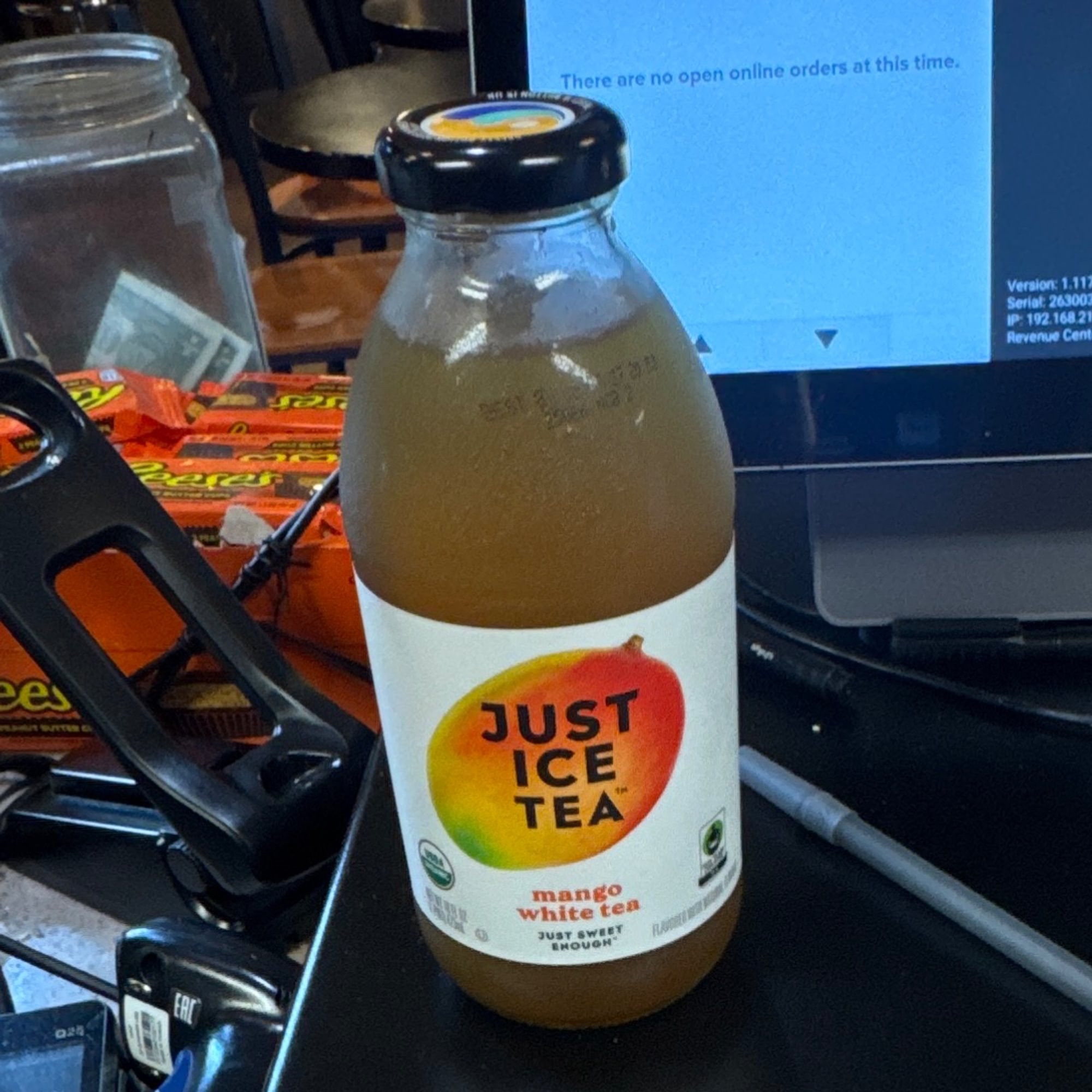 Just ice tea org mango white