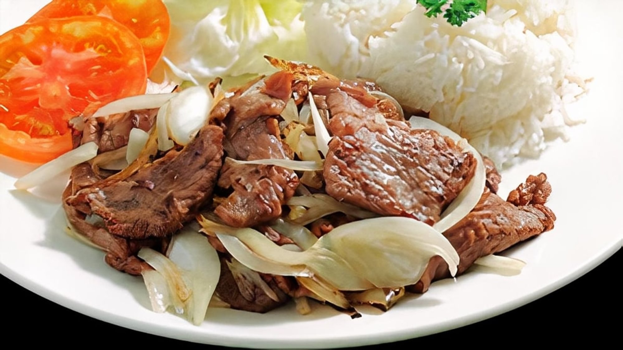 Sauteed Beef with Rice