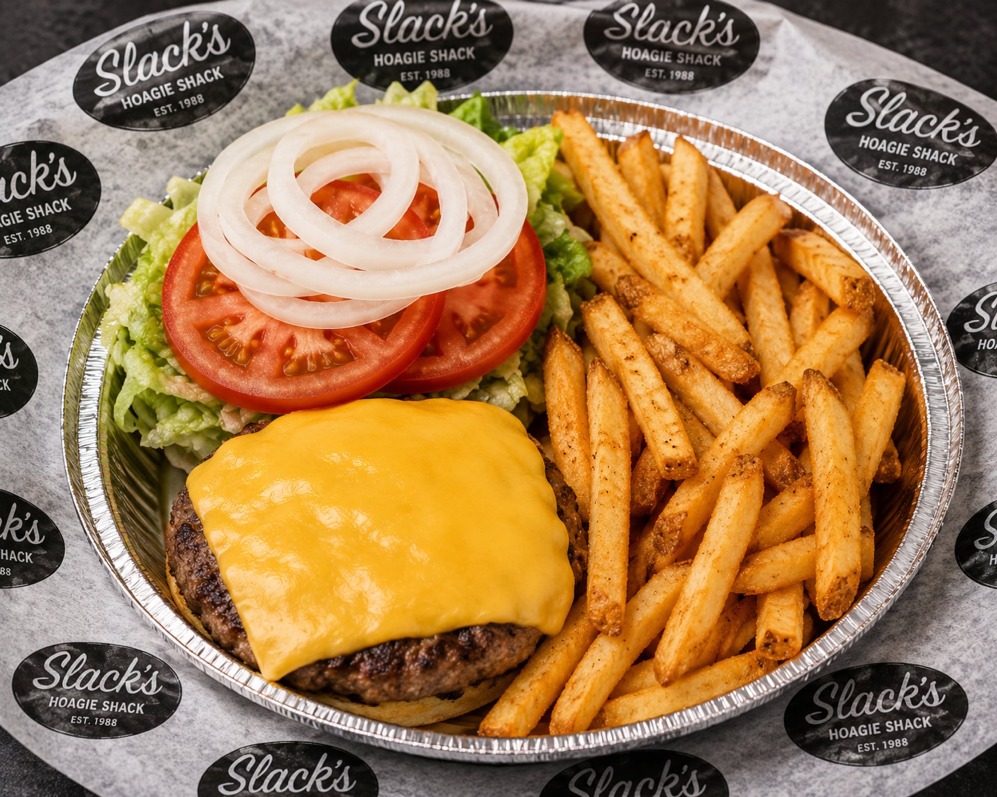 Cheese Burger Platter