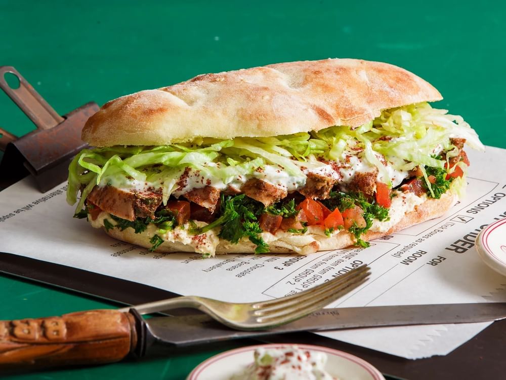 Grilled Chicken Kebab Sandwich