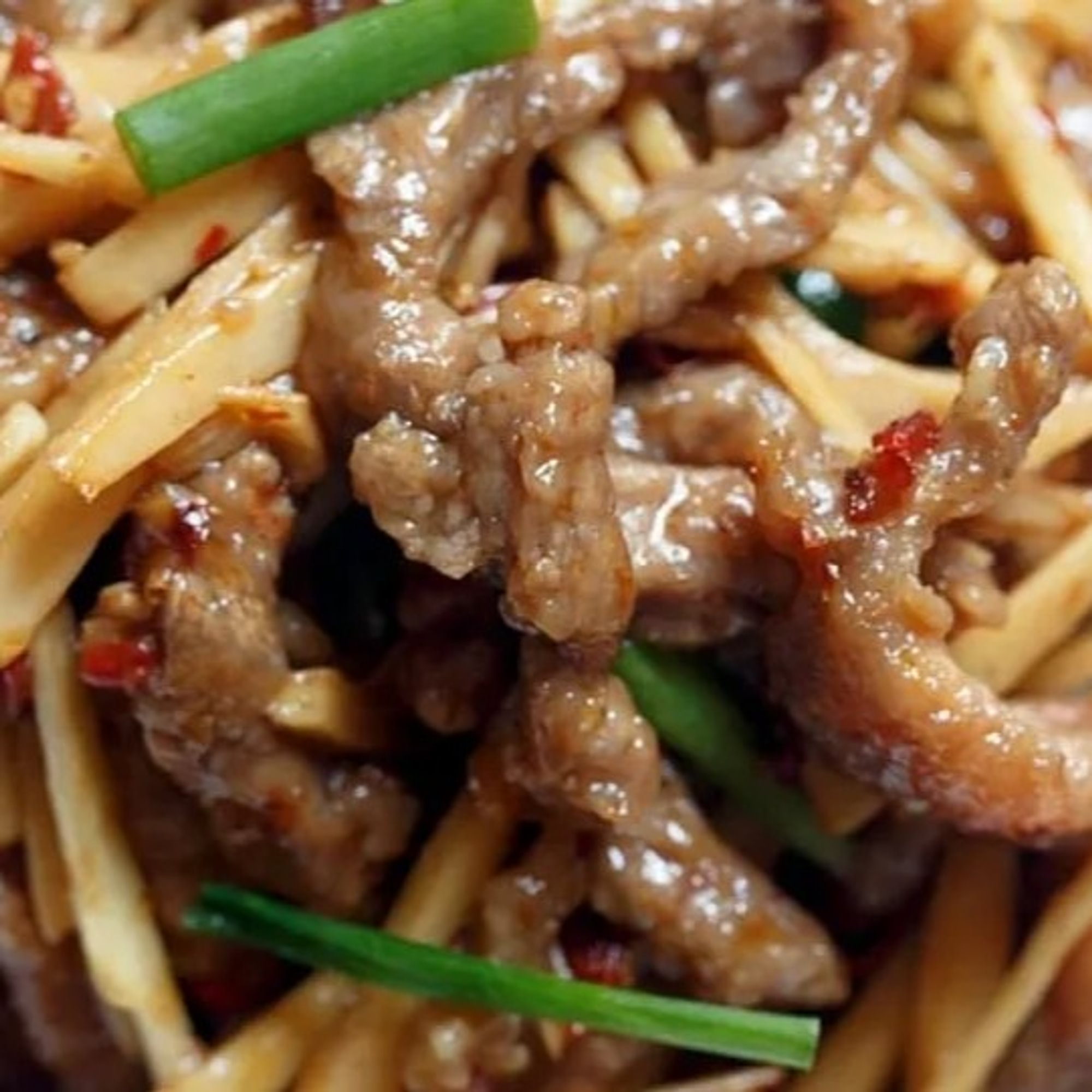 Beef with Spicy Fresh Ginger