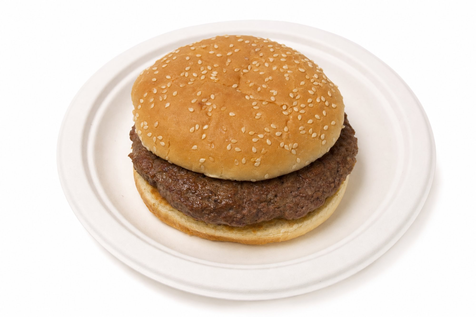 Plain Burger (No Fries)
