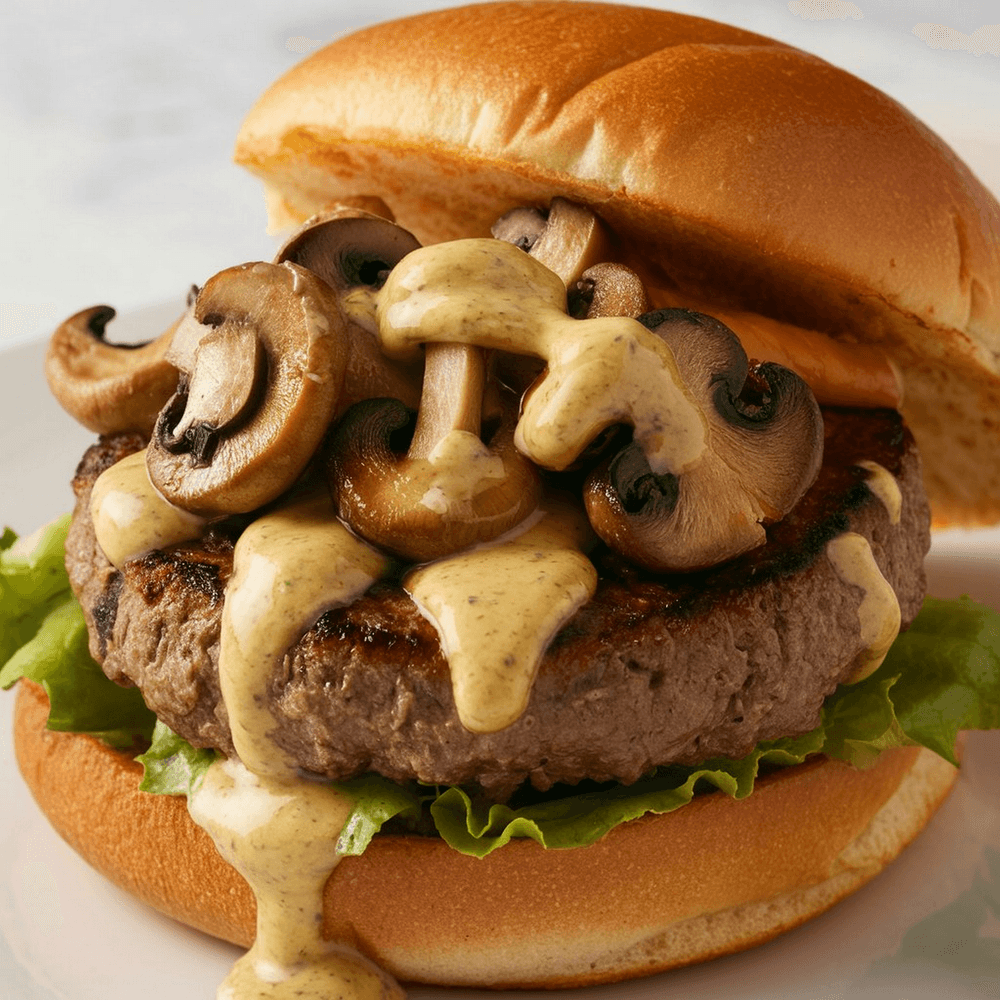 Mushroom & Swiss Burger