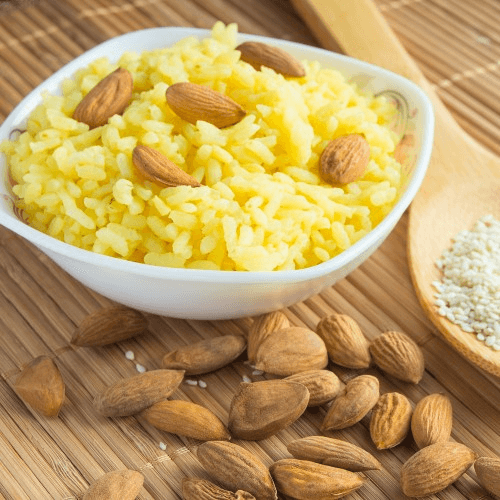 Almond Topped Rice