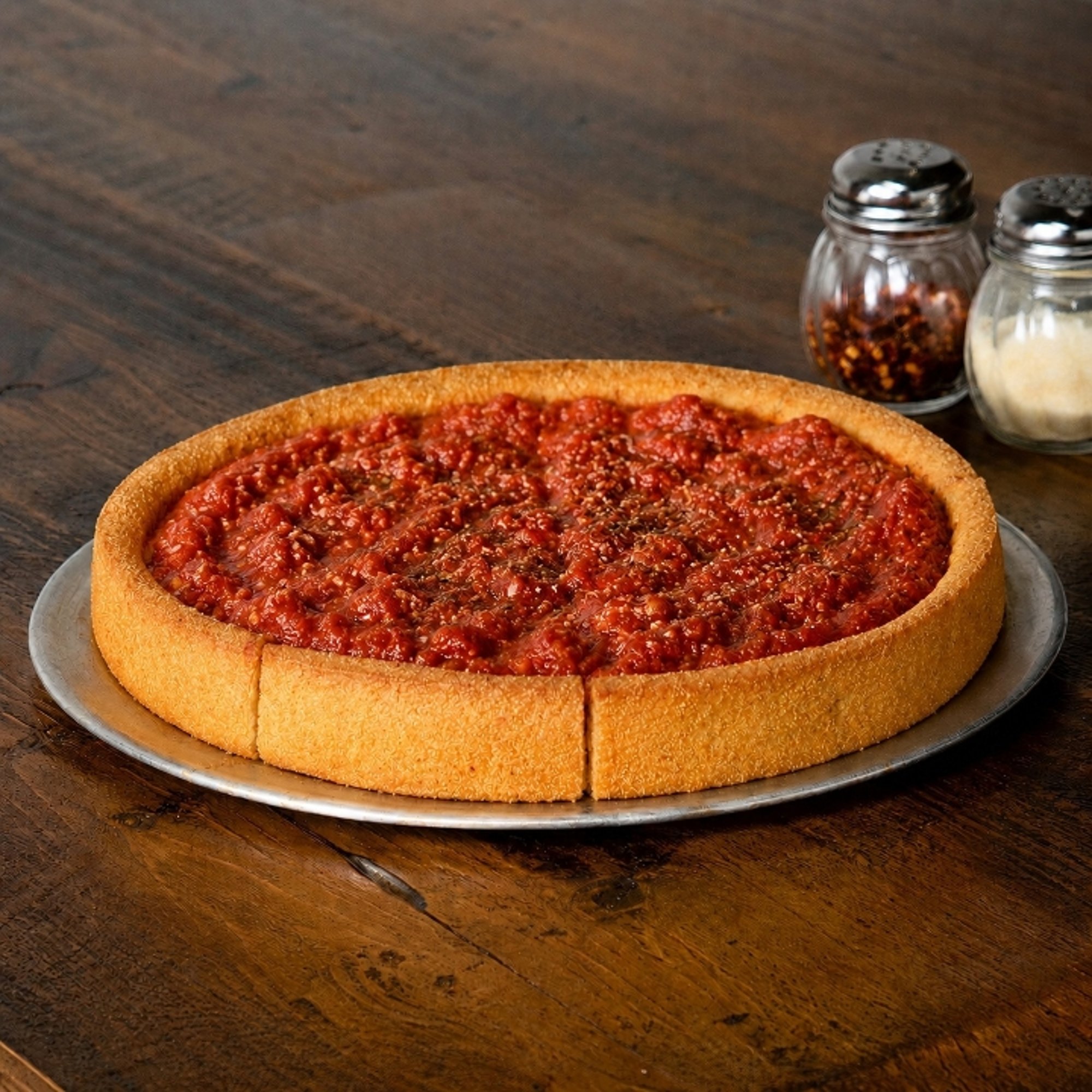 Deep Dish Med Chicken Pie