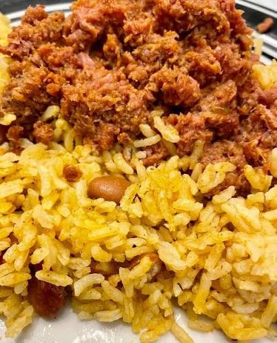 Yellow Rice Corned Beef