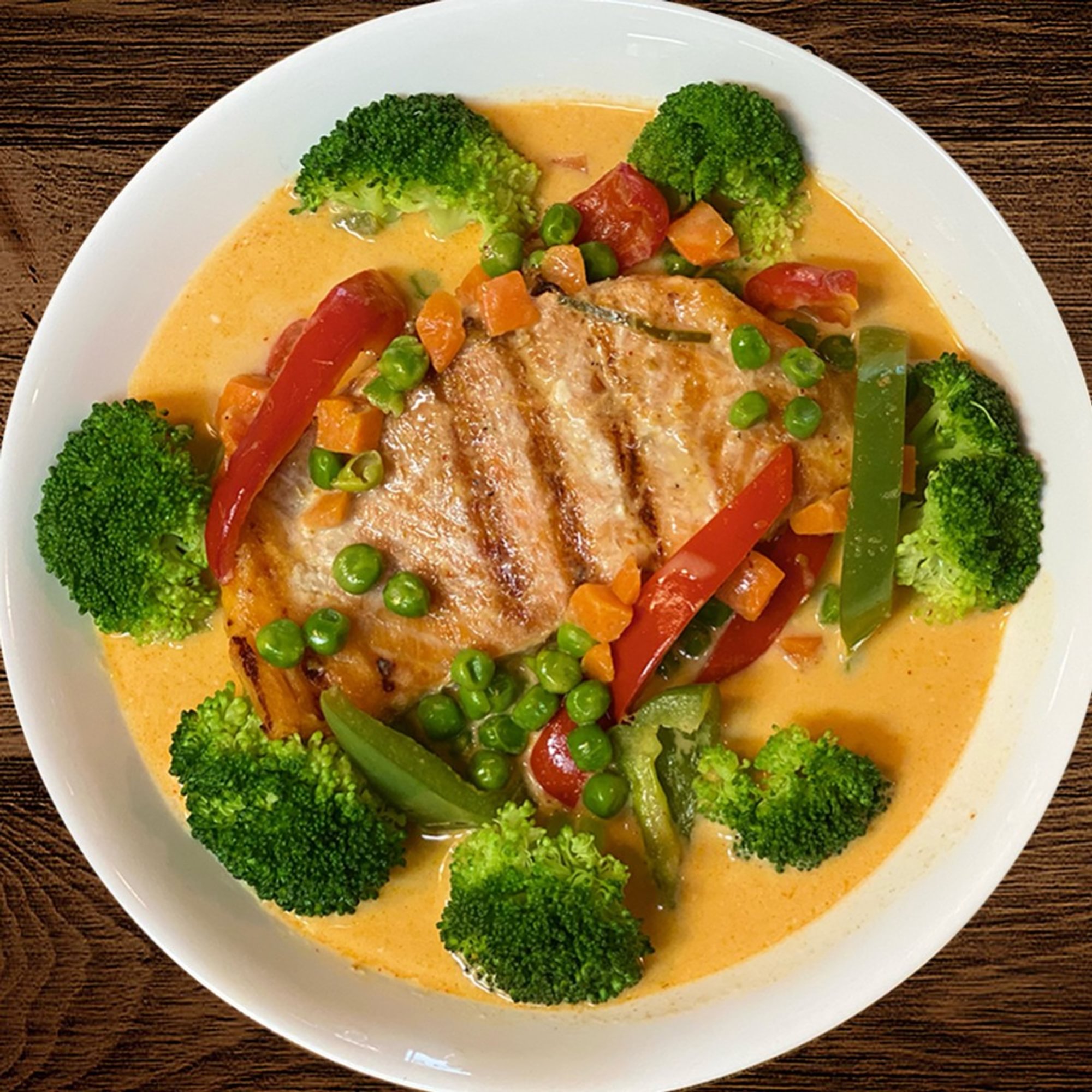 Salmon Panang